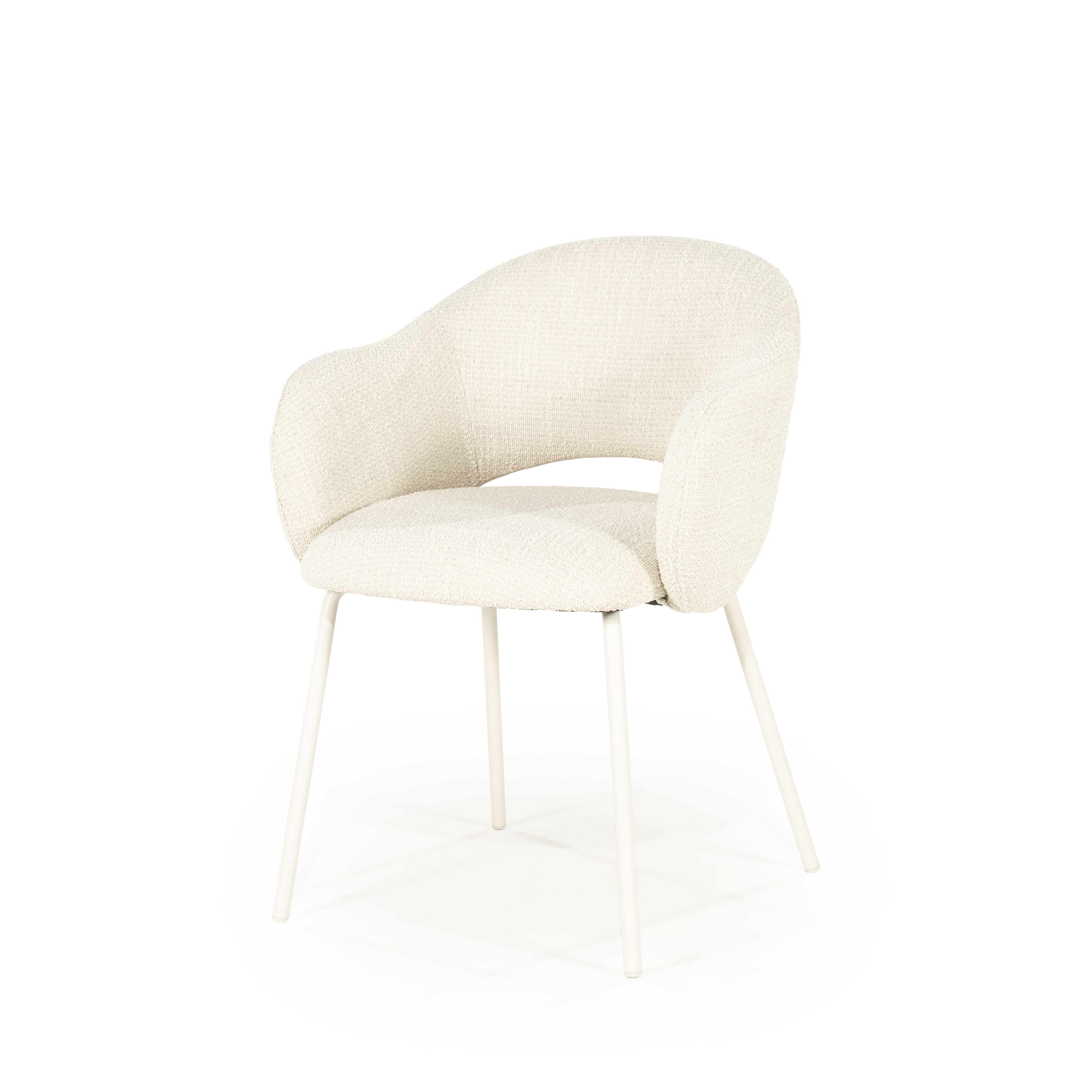 By-Boo Eetkamerstoel Story Geweven stof - Beige