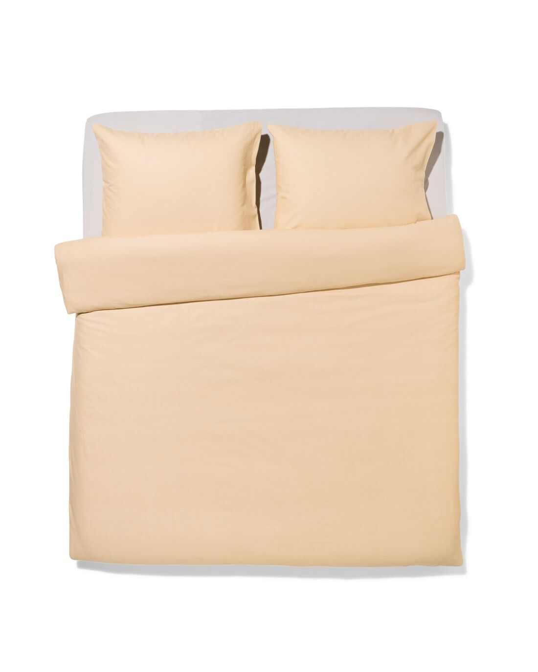 051 Dekbedovertrek 200x200/220cm Flanel Strepen Beige (beige)
