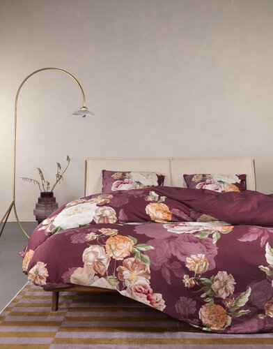 Essenza Orianna Dekbedovertrek 140x200/220 Mauve wine
