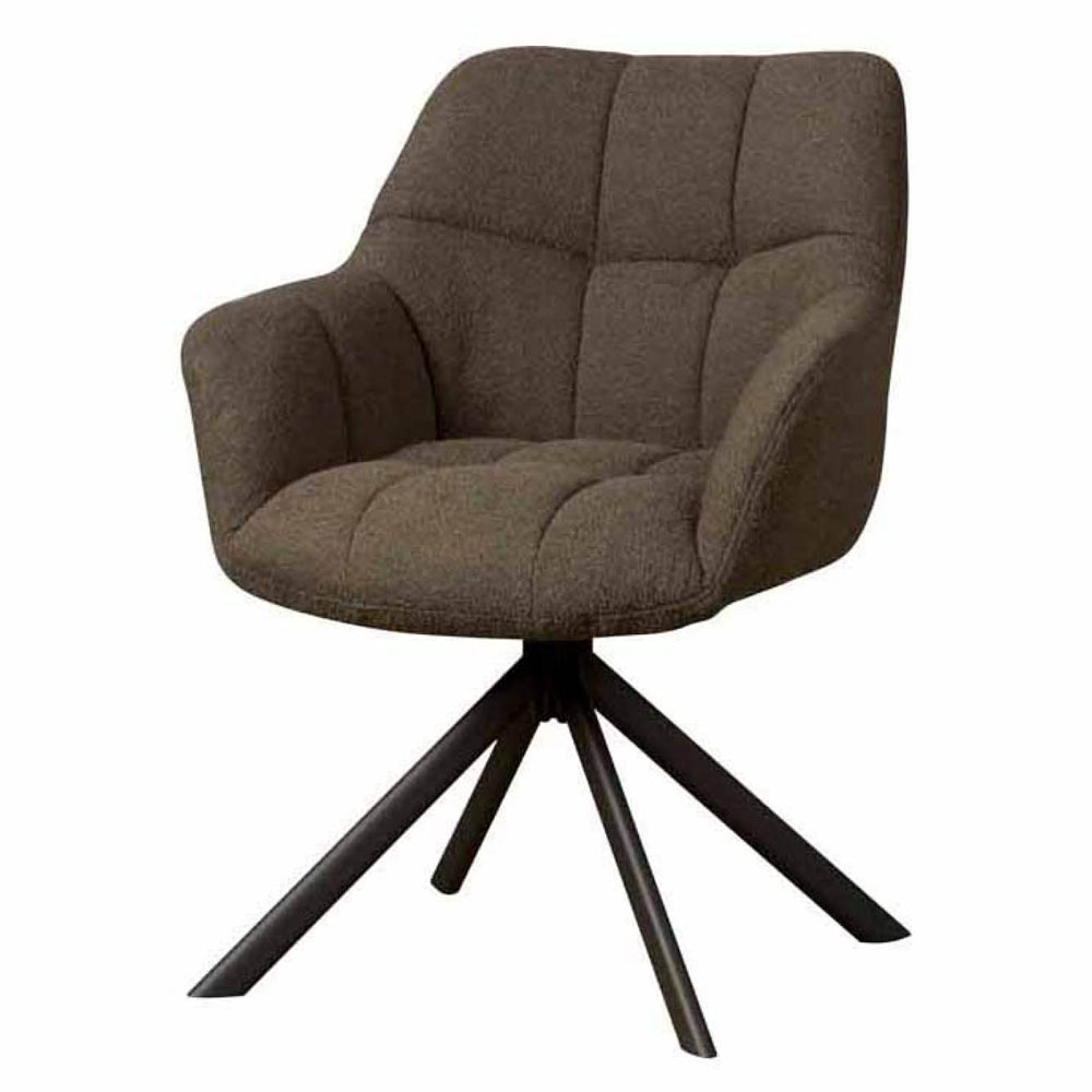 Countrylifestyle Eetkamerstoel Alba - dark brown