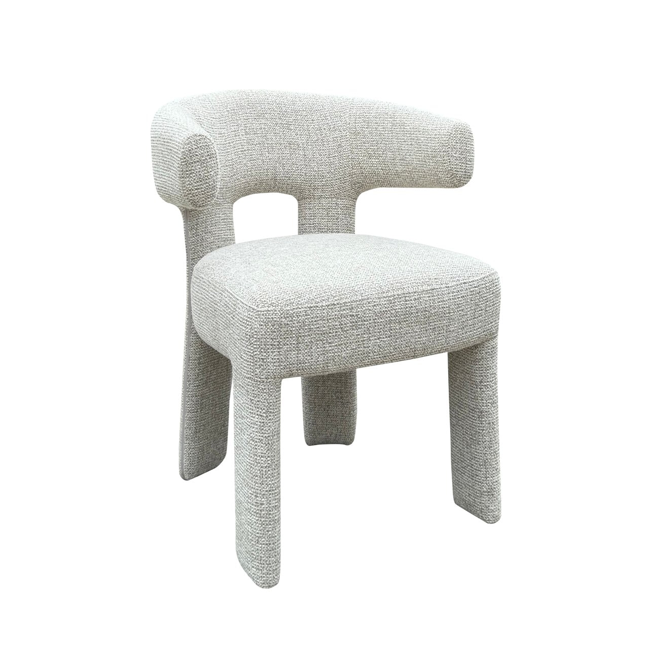 Richmond Interiors Richmond Eetkamerstoel Nerio Geweven stof - Naturel