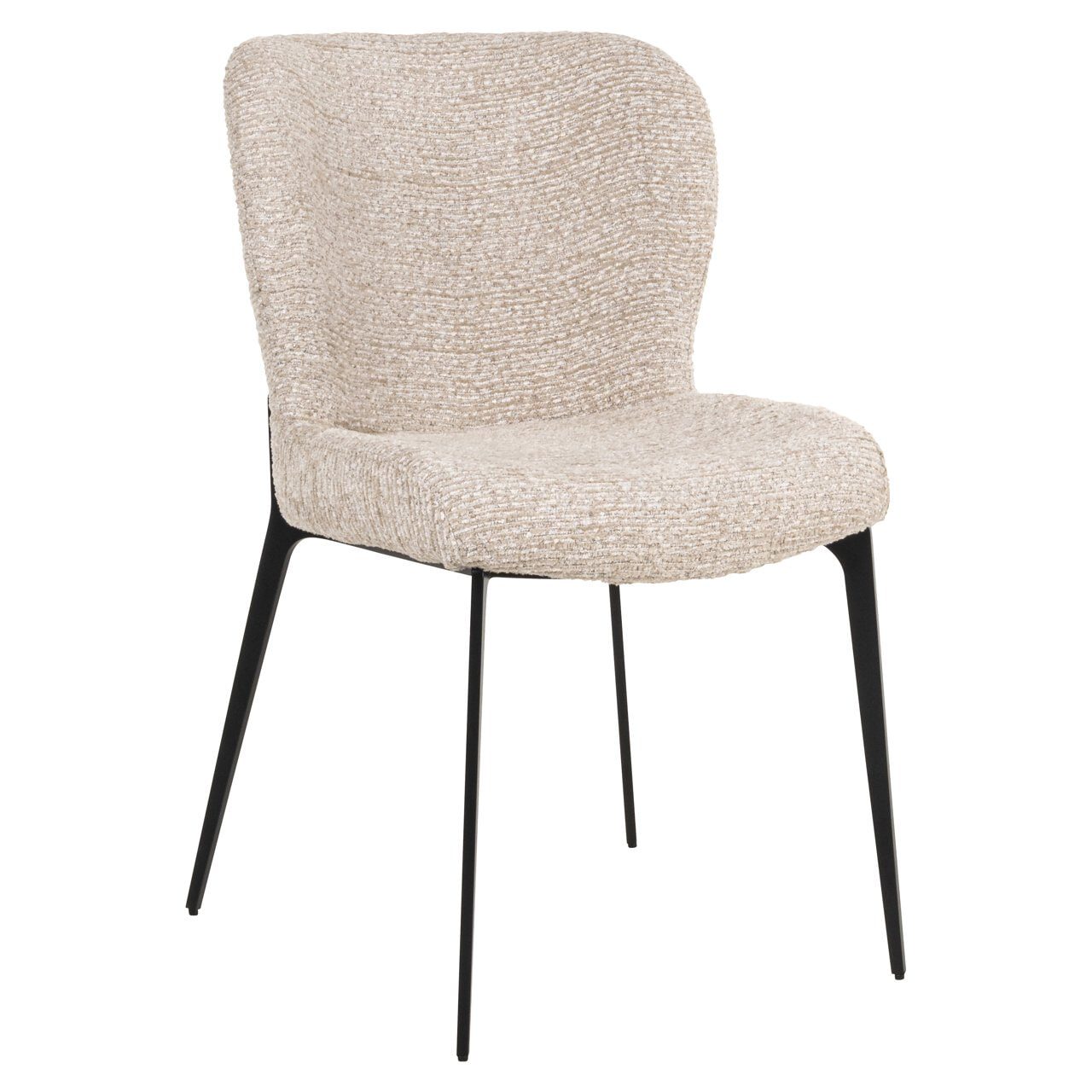 Richmond Interiors Richmond Eetkamerstoel Sergio Linear stof - Naturel