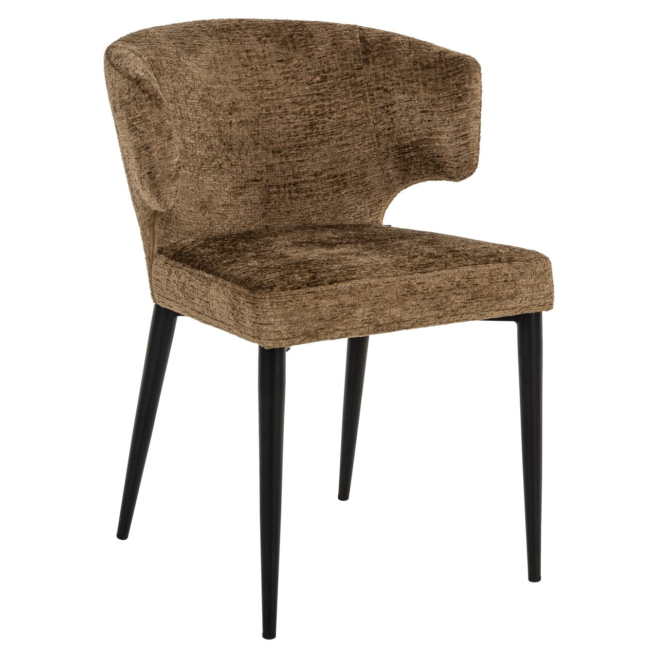Richmond Interiors Richmond Eetkamerstoel Taylor Chenille - Brandy