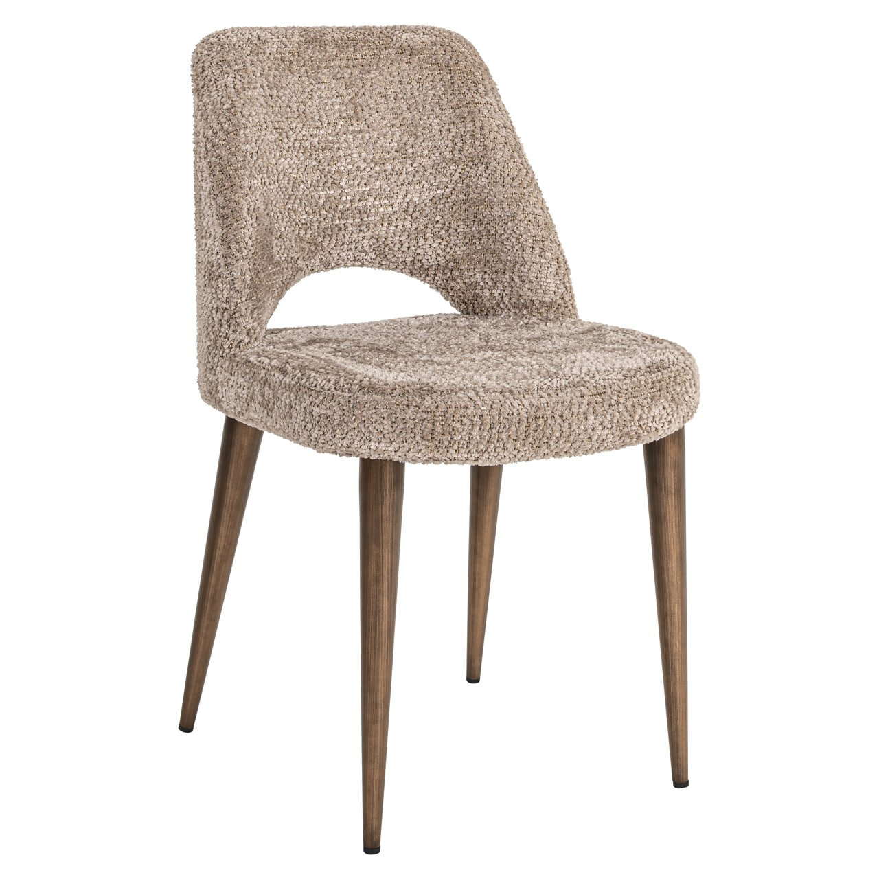 Richmond Interiors Richmond Eetkamerstoel Delphine Chenille - Naturel