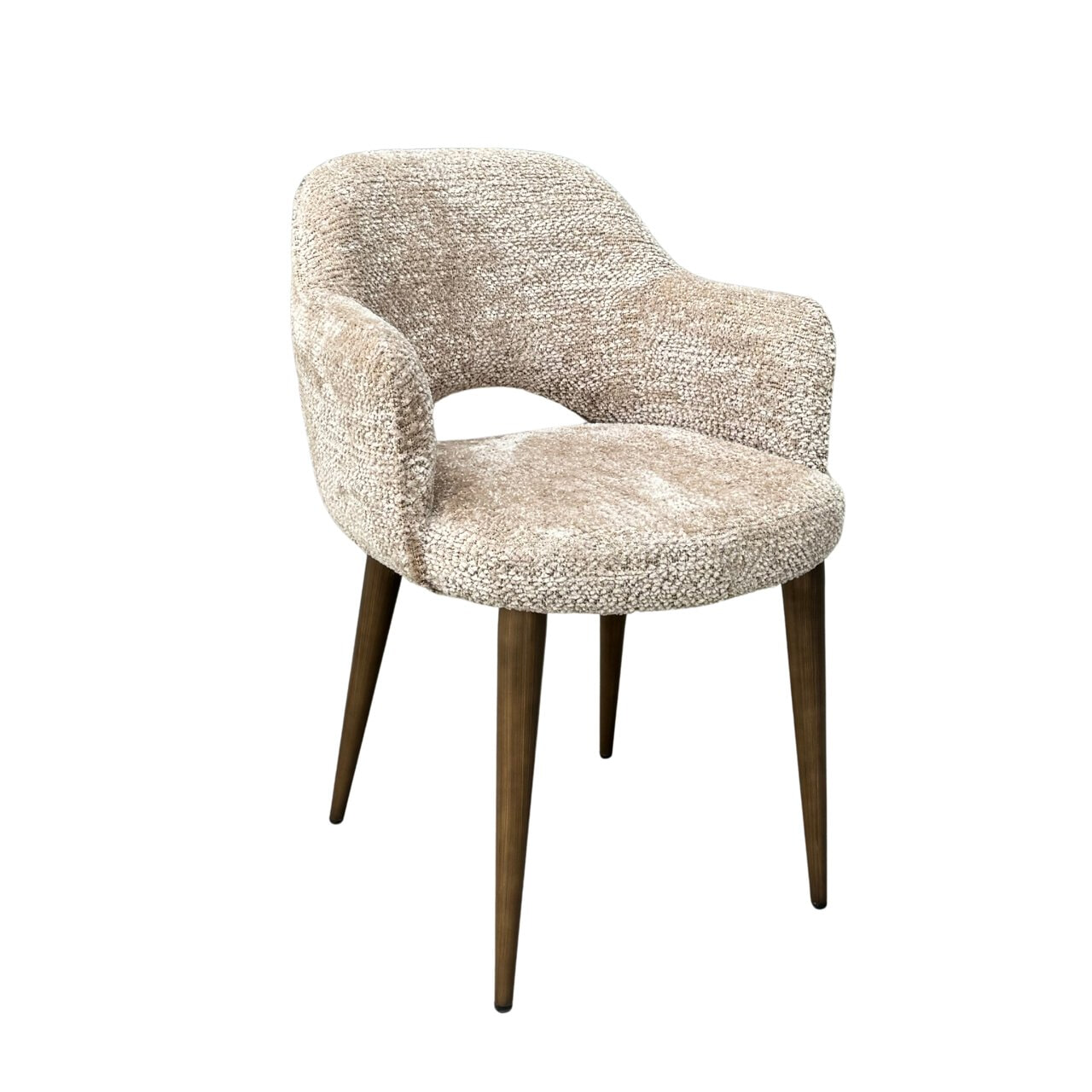 Richmond Interiors Richmond Eetkamerstoel Delphina Chenille - Naturel