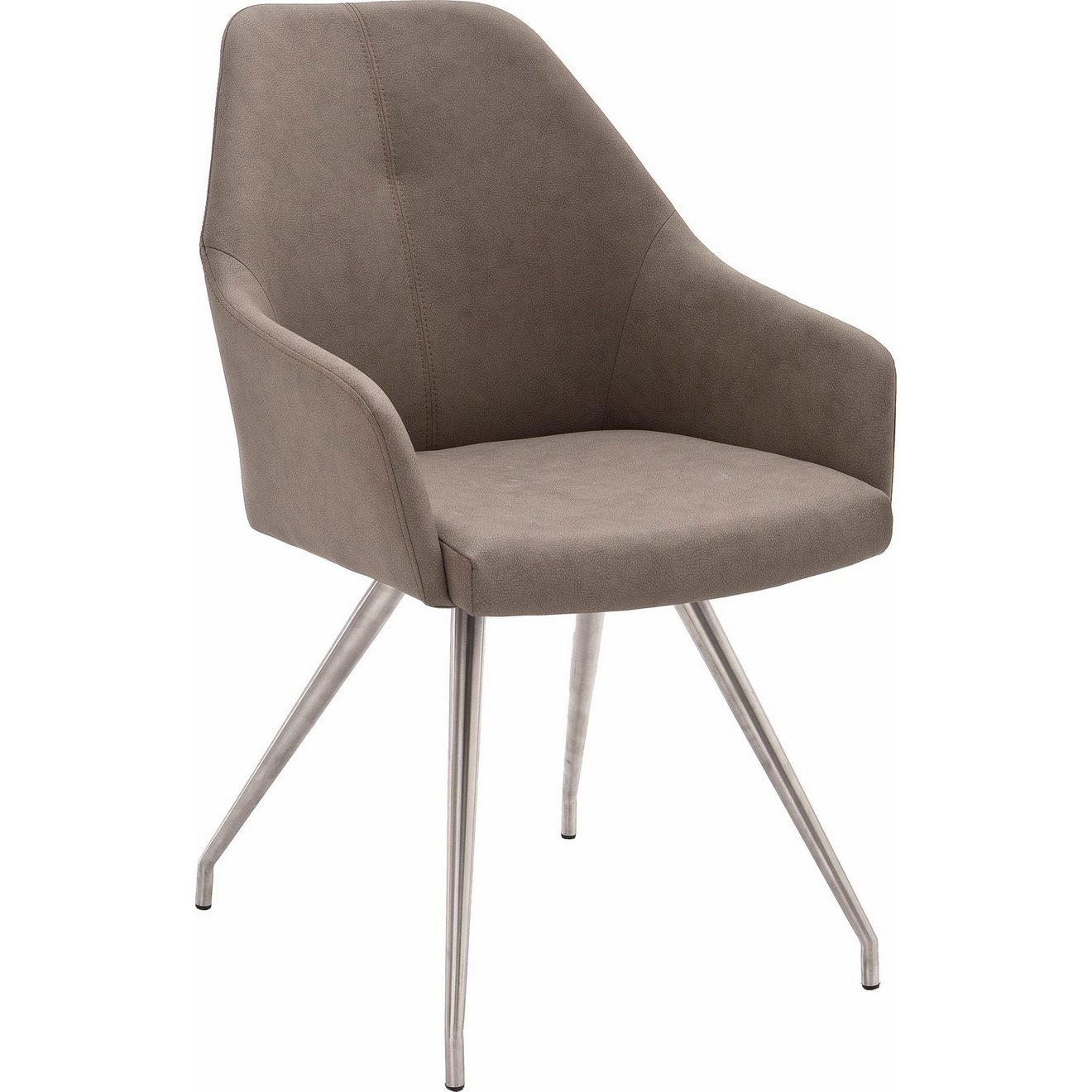 MCA furniture Stoel met 4 poten Madita A-ovaal Stoel belastbaar tot 140 Kg (2 stuks)
