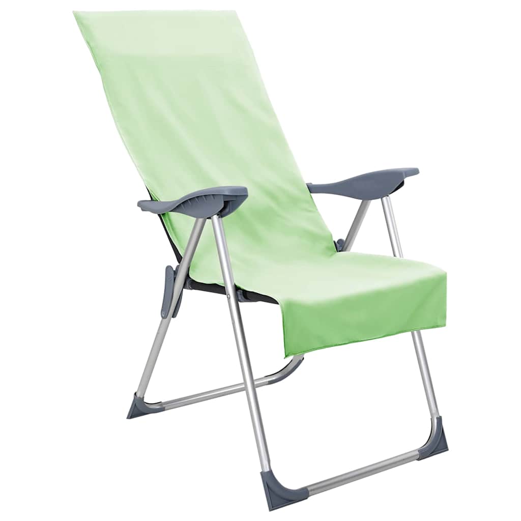 vidaXL Buiten Stoel Handdoeken 2 pcs Blauw 130 x 60 cm