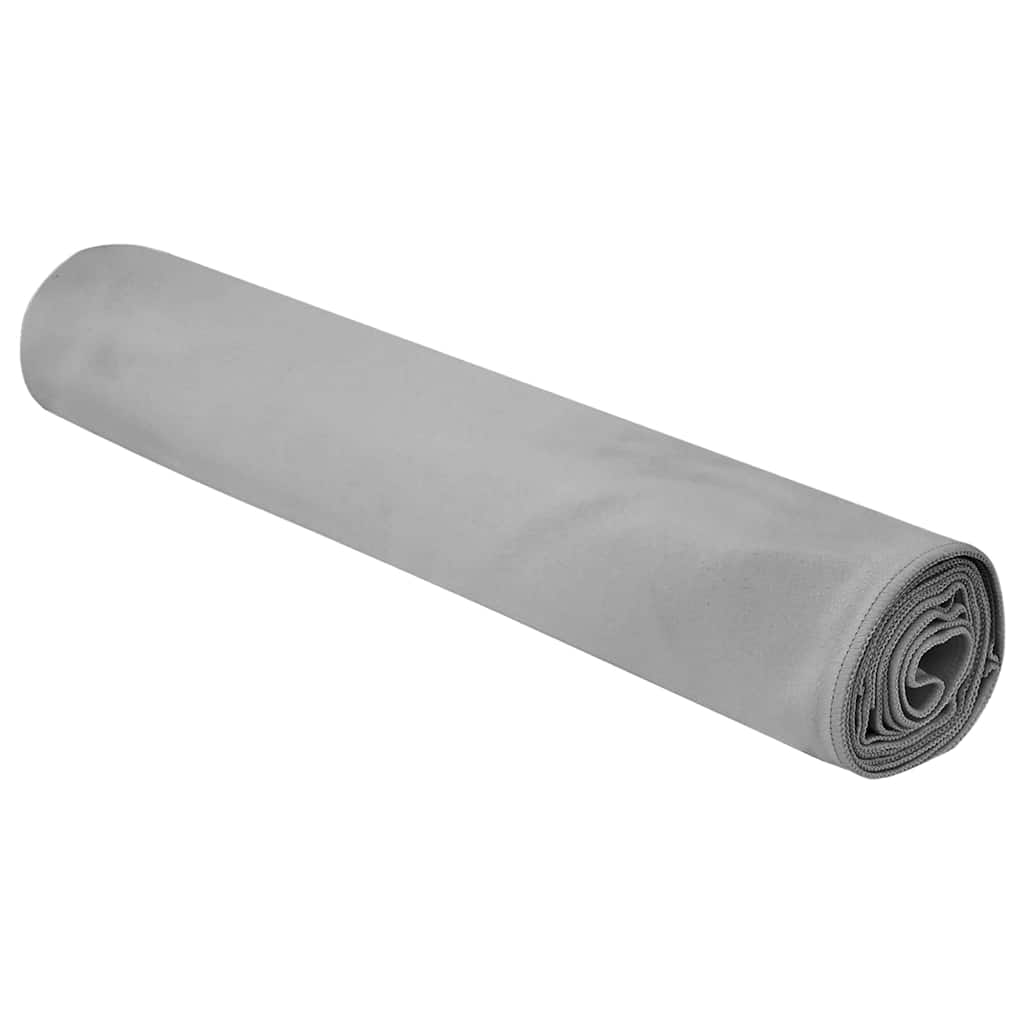 vidaXL Sporthanddoeken 2 pcs Donkergrijs 90 x 180 cm