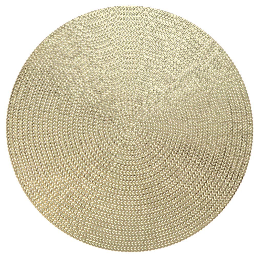 Unique living Placemat Thora 38cm diameter gold - 