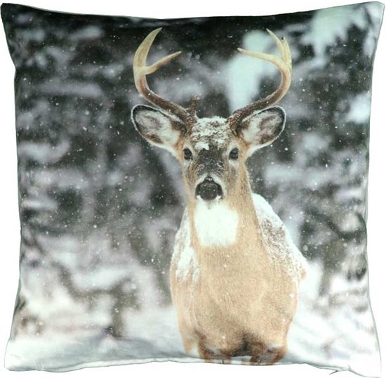 Unique living Kussen Winter printed 45x45cm dessin 9 - 