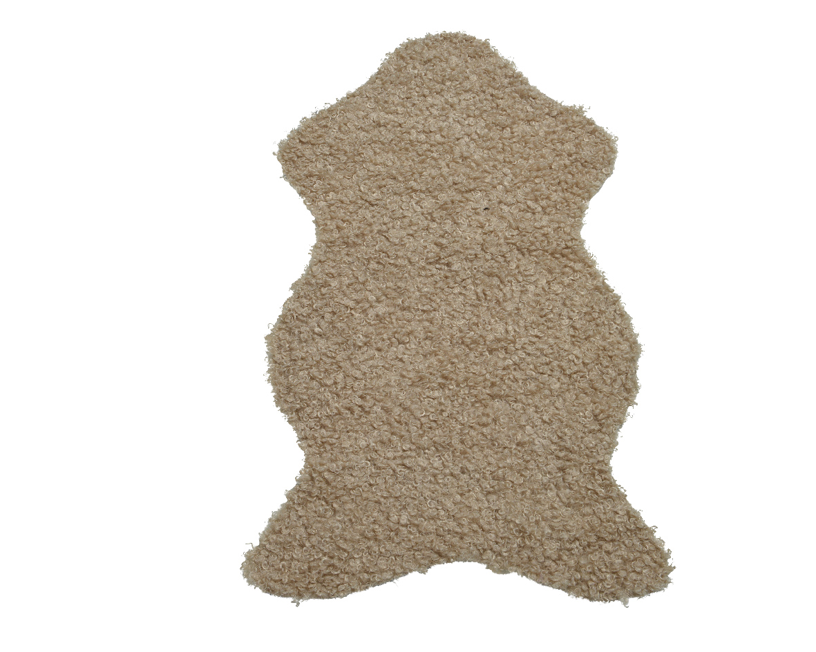 Decoris Kleed polyester l50b90h0.5 cm creme kerst - 