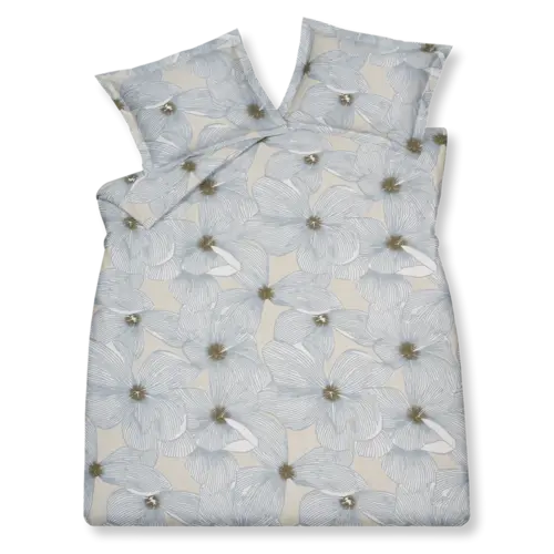 Vandyck Moonflower dekbedovertrek 260x220/240 Stone