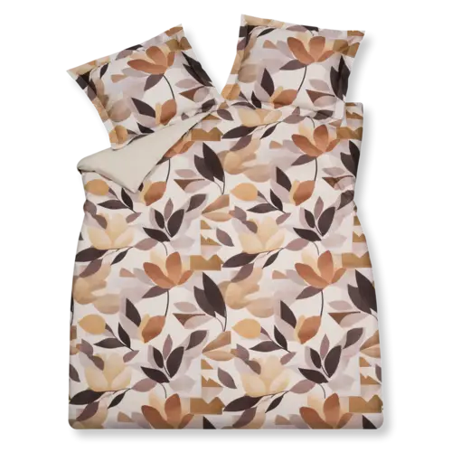Vandyck Autumn Fern dekbedovertrek 200x200/220 Taupe