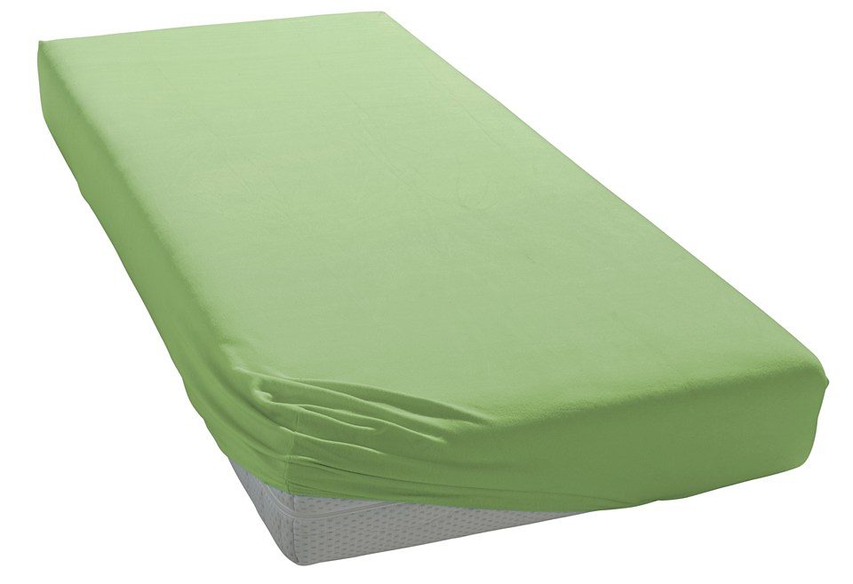 Bellana Hoeslaken Meloen in maat 70x140, 90x200, 140x200 of 180x200 cm Katoen, matrassen tot 25 cm hoogte, hoeslaken ook voor kinderen (1 stuk)