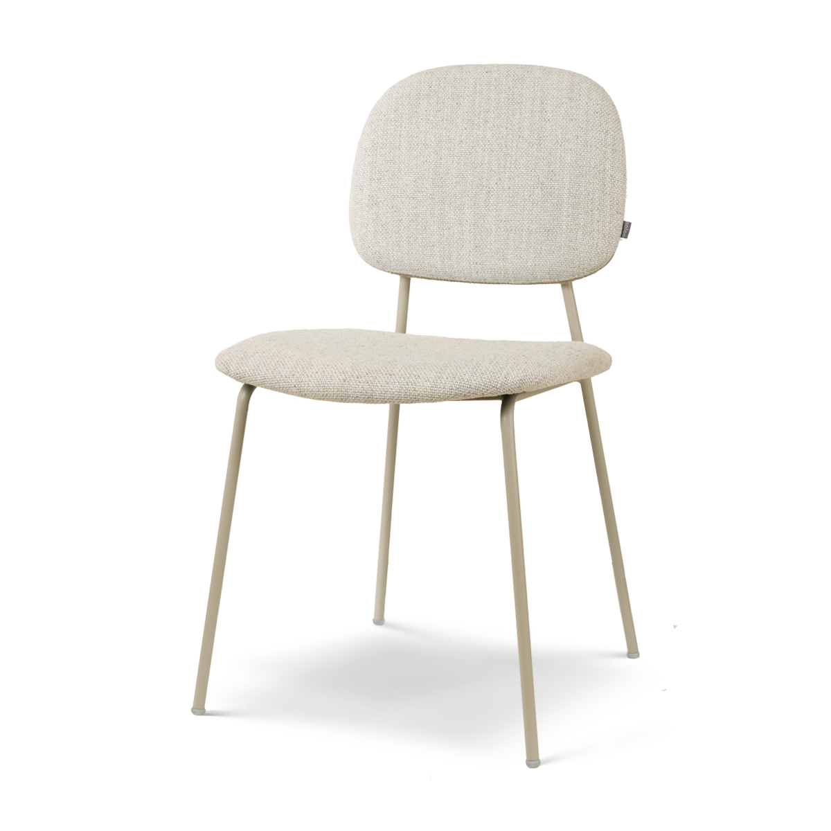 Nolon Jasmijn eetkamerstoel beige gemêleerd - grijsbeige onderstel