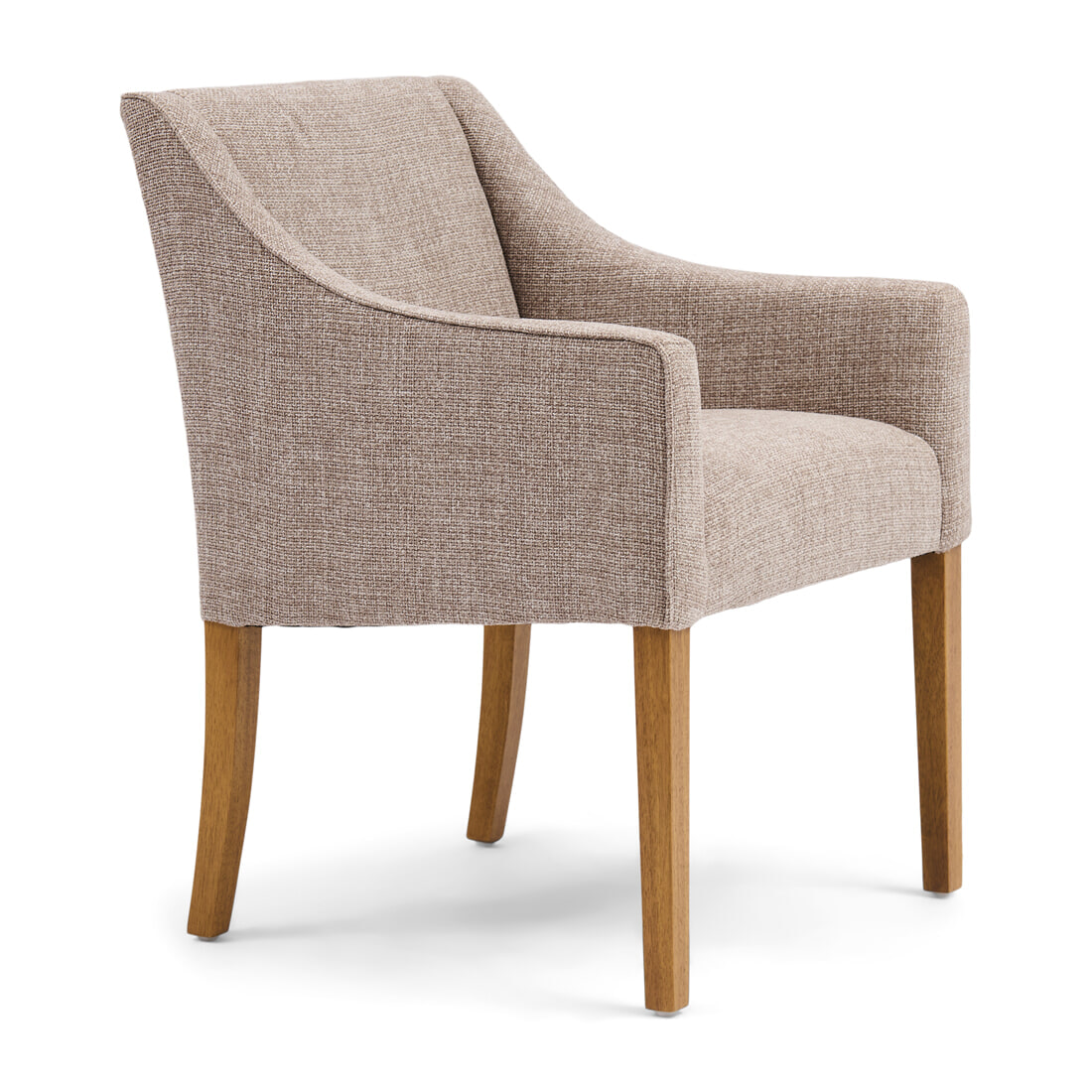 Rivièra Maison Eetkamerstoel Savile Row Chenille Jacquard - Bright Taupe