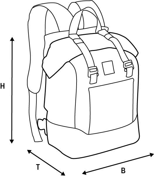 OXFORD Atlas B-20 Advanced Backpack, Motorrugzak, Zwart