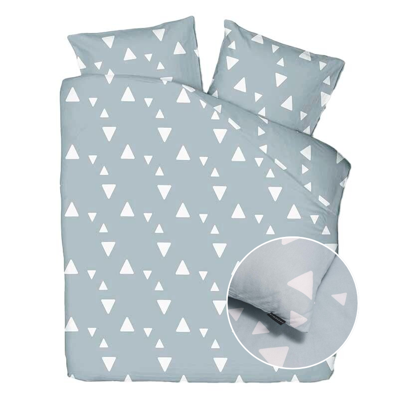 Presence Dekbedovertrek KatoenFlanel Milou Tweepersoons (200x200 Cm) Blauw Flanel Ruiten  - Overtrek - 200x200 Cm (Tweepersoons) -  - 