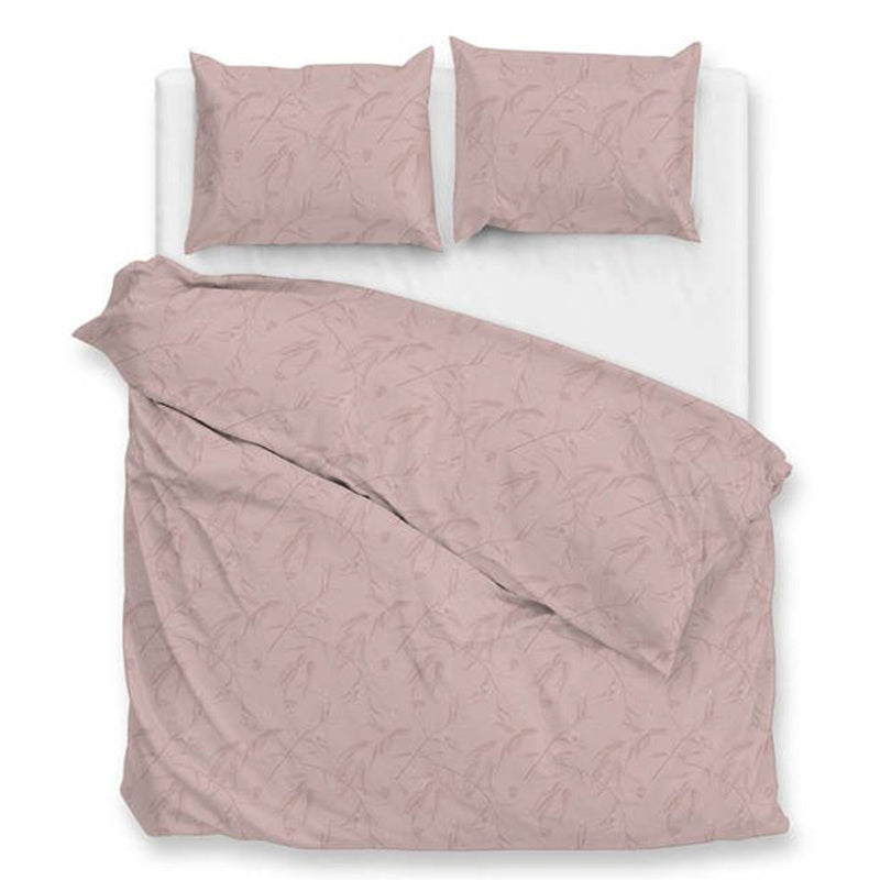 Zo!Home Dekbedovertrek Katoen Satijn Fiora Di Satinado Roze Tweepersoons (200x200 Cm) Roze Katoen Satijn Natuur  - Overtrek - 200x200 Cm - 