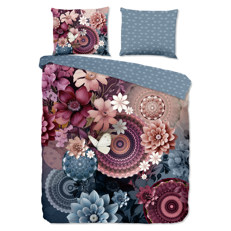 HIP Dekbedovertrek Katoen Satijn Asher Tweepersoons (200x200 Cm) Katoen Satijn  - Overtrek - 200x200 Cm (Tweepersoons) -  - 
