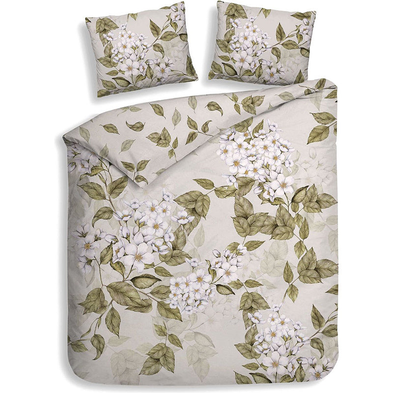 Heckett Lane Dekbedovertrek Katoen Juliette LitsJumeaux (240x220 Cm) Meerkleurig Katoen Bloemen  - Overtrek - 240x220 Cm (Lits-Jumeaux) - Heckett - 