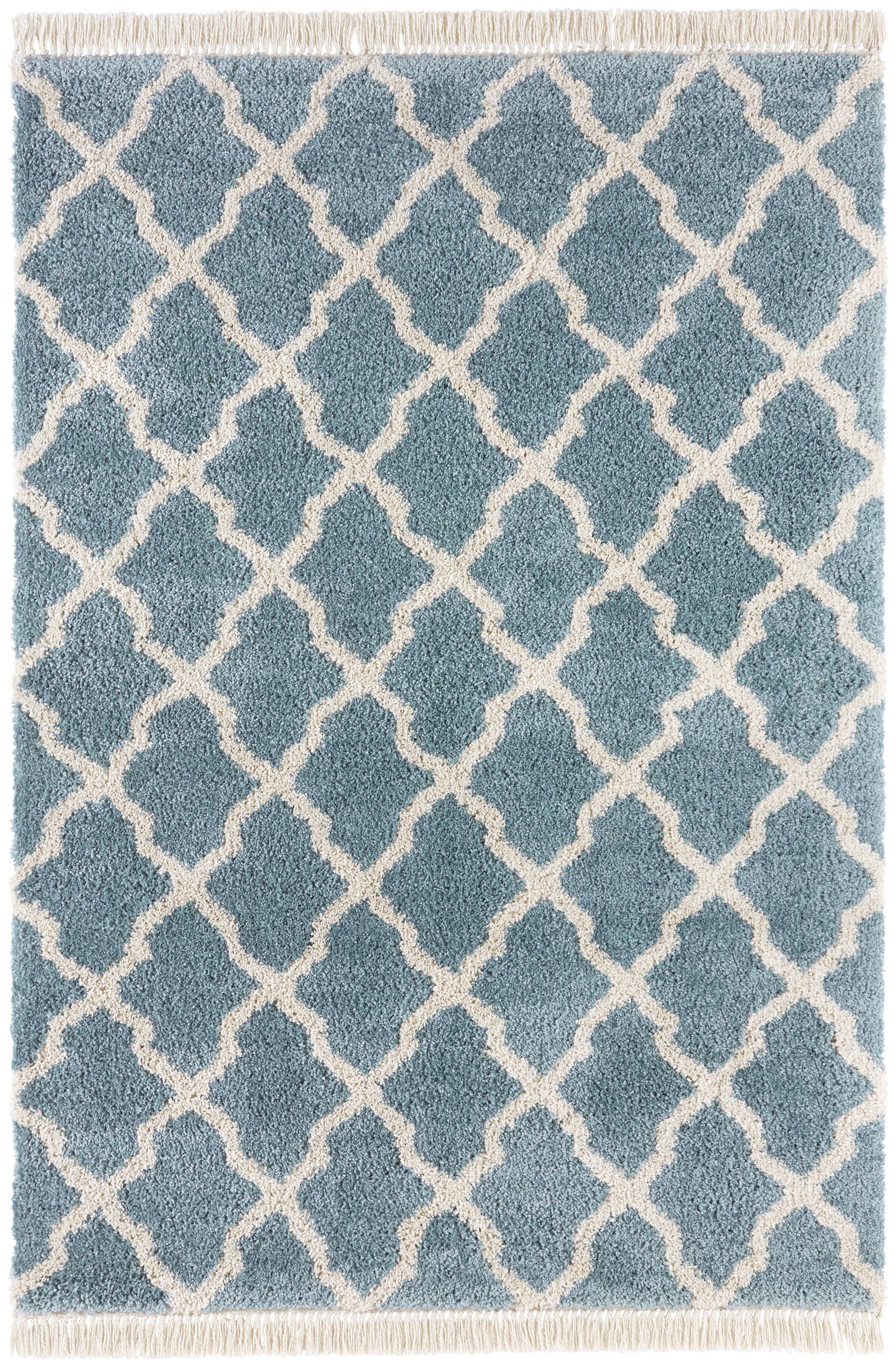 Mint Rugs Vloerkleed Pearl met franjes | 