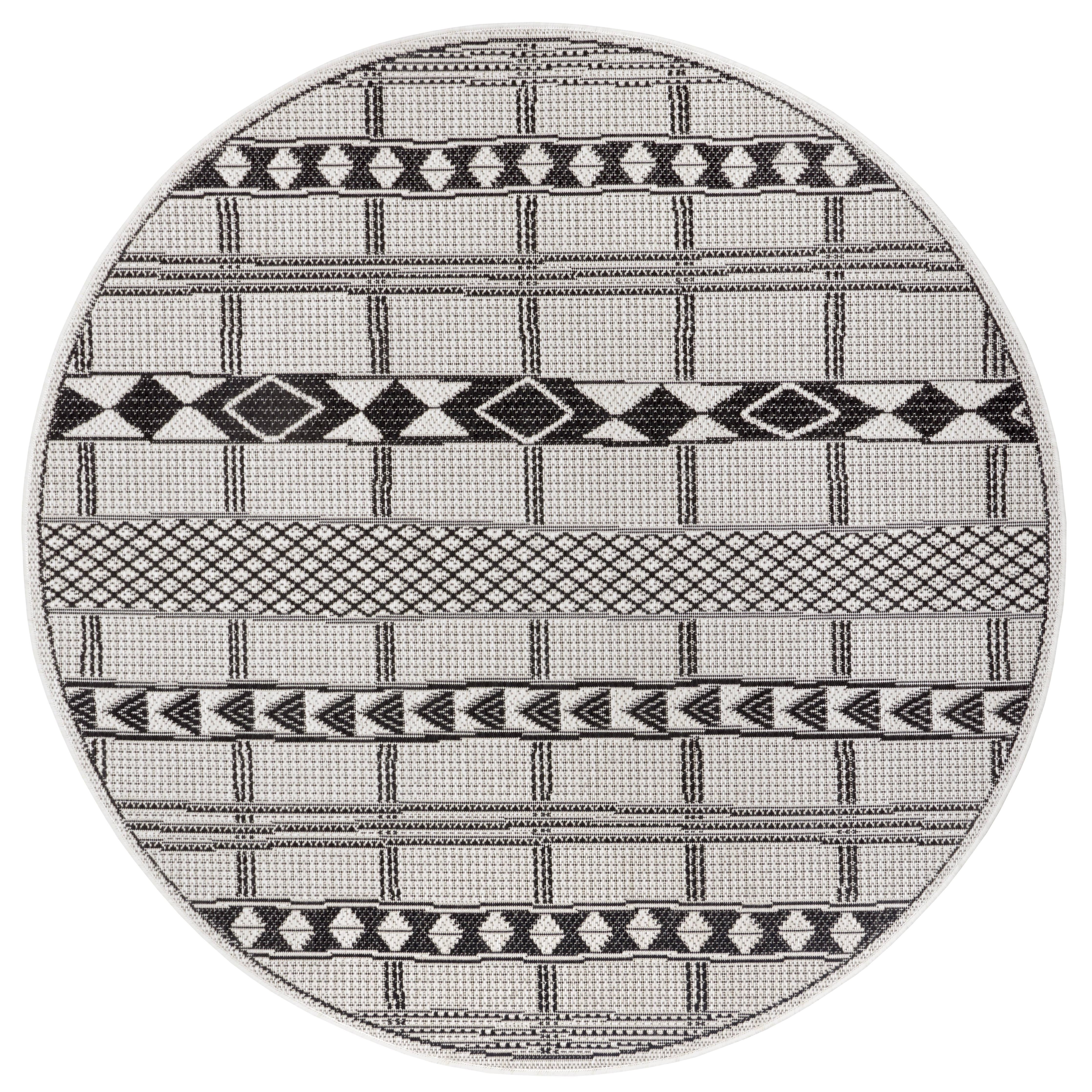 Cozyhouse Vloerkleed Theresia rond in- & outdoor | 