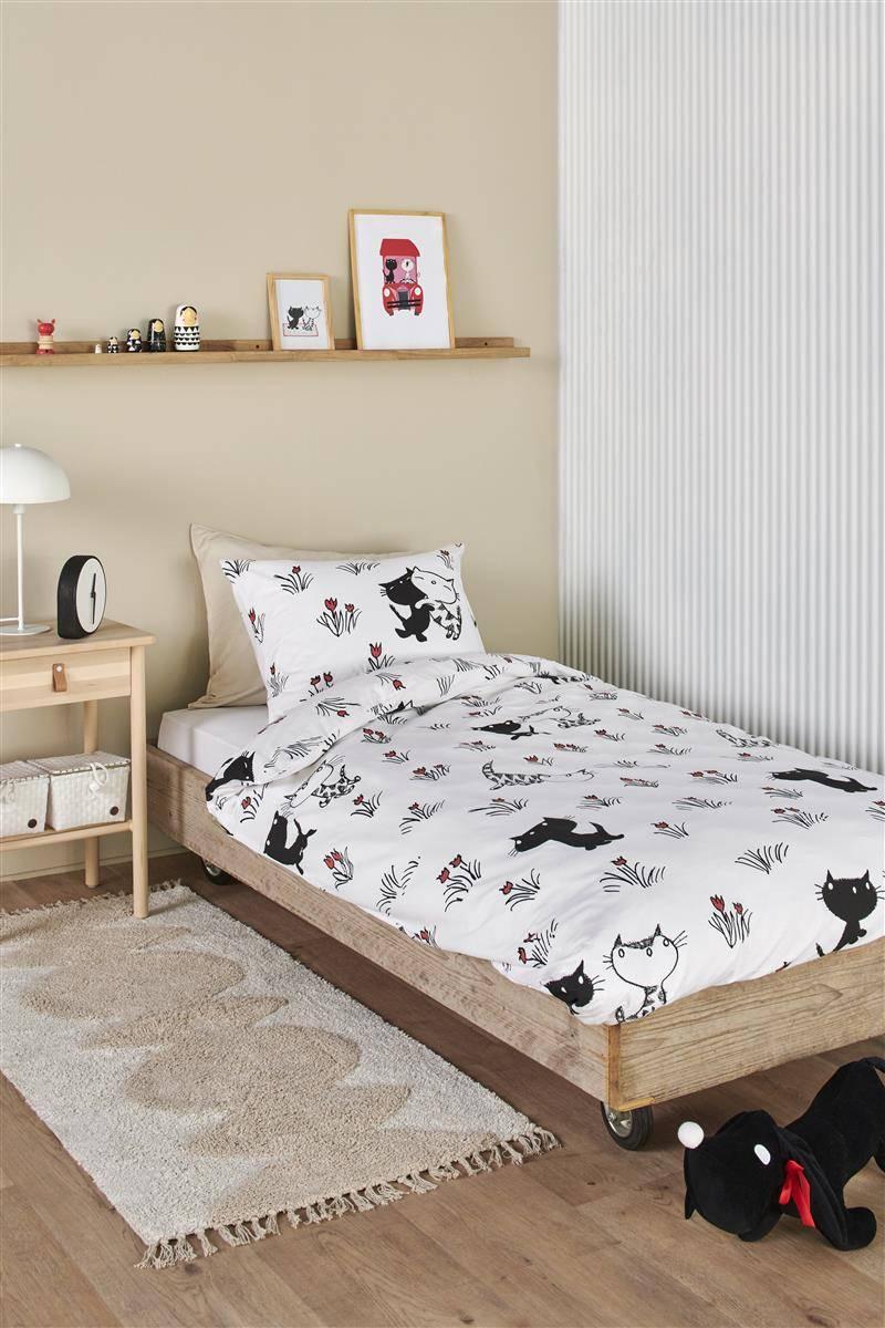 Beddinghouse x Fiep Amsterdam Kinderdekbedovertrek Pim en Pom Lente | 