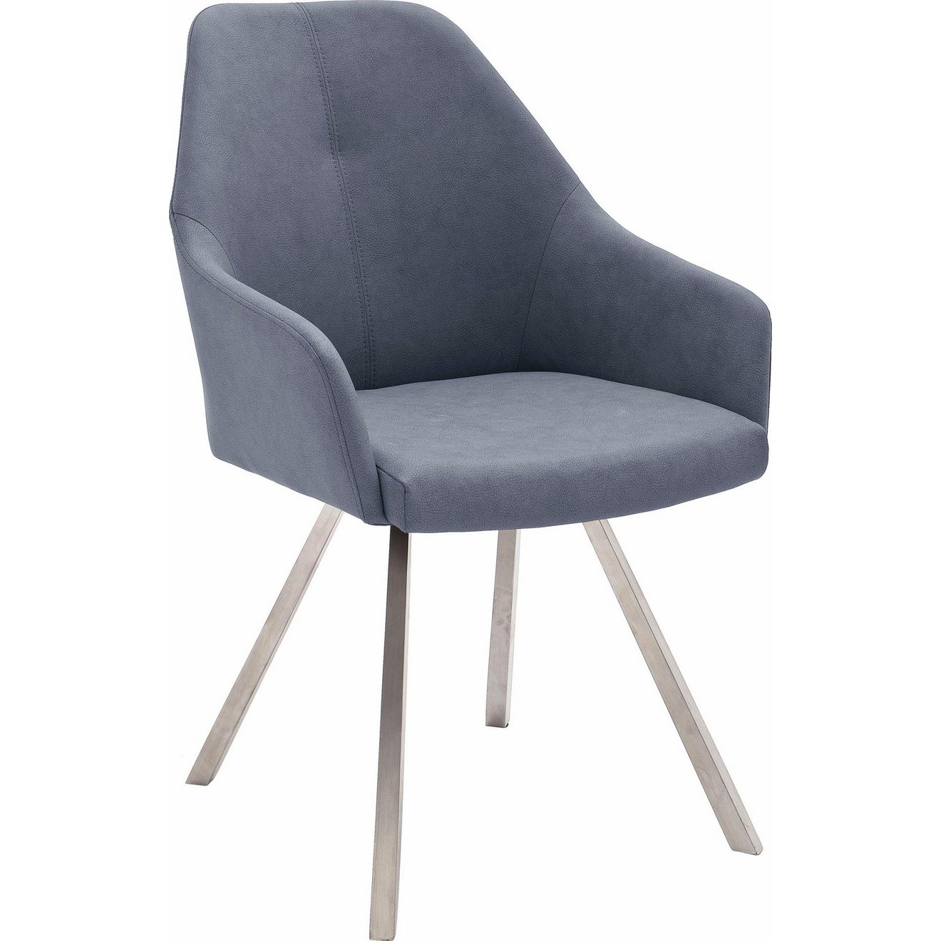 MCA furniture Stoel met 4 poten Madita A-hoekig Stoel belastbaar tot 140 Kg (2 stuks)