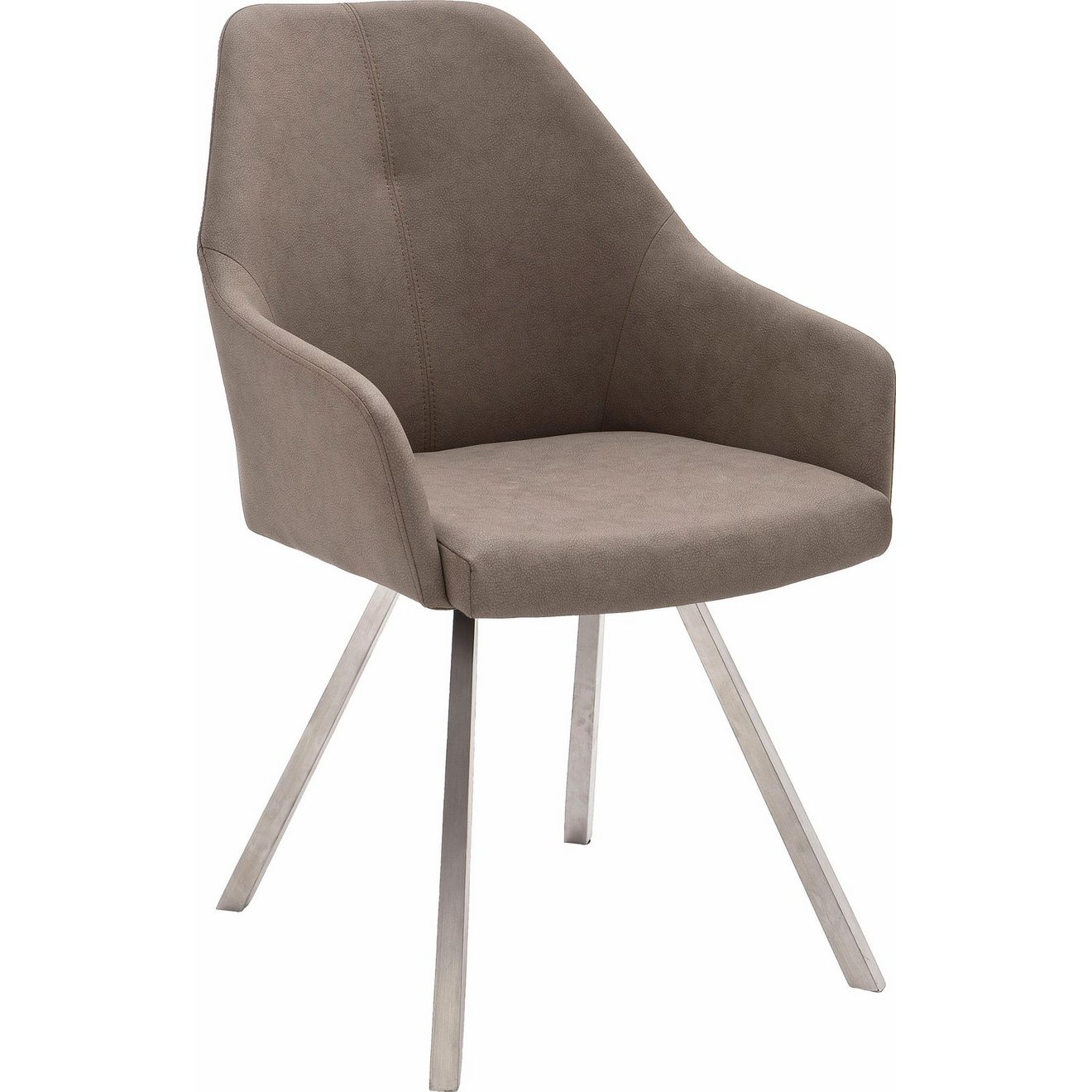 MCA furniture Stoel met 4 poten Madita A-hoekig Stoel belastbaar tot 140 Kg (2 stuks)