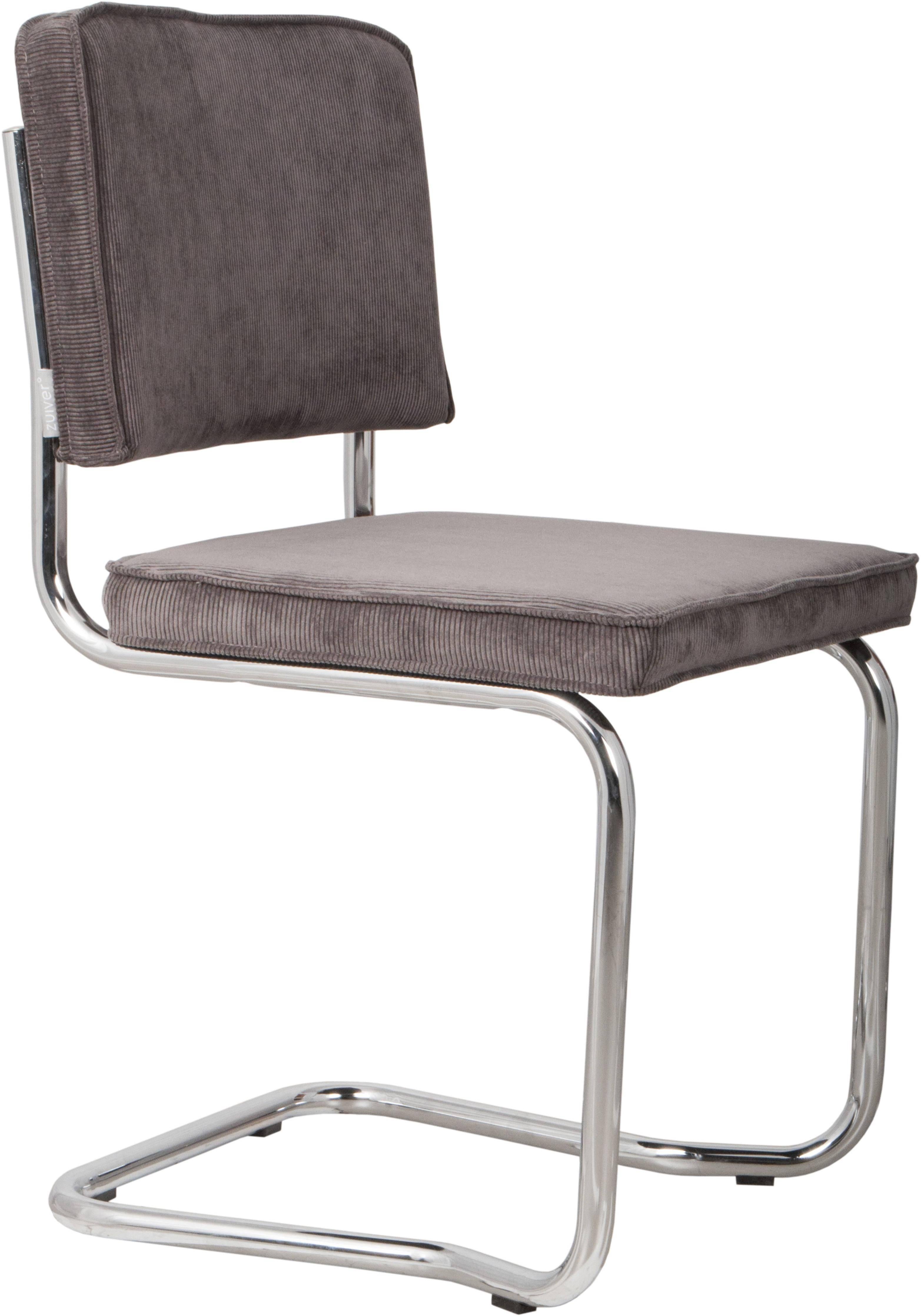 Zuiver Set van 2 eetkamerstoelen Ridge Rib Kink | 