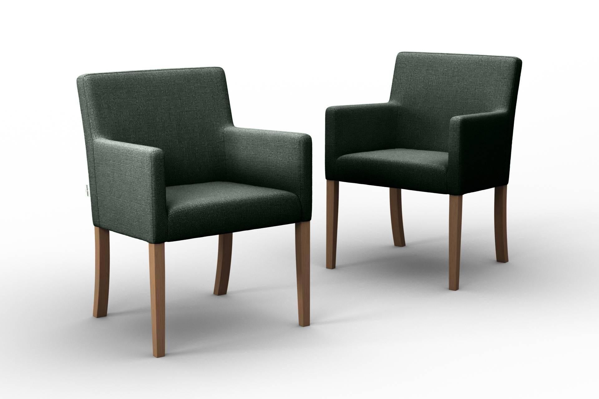 NADUVI Collection Set van 2 eetkamerstoelen Escape linnen | 