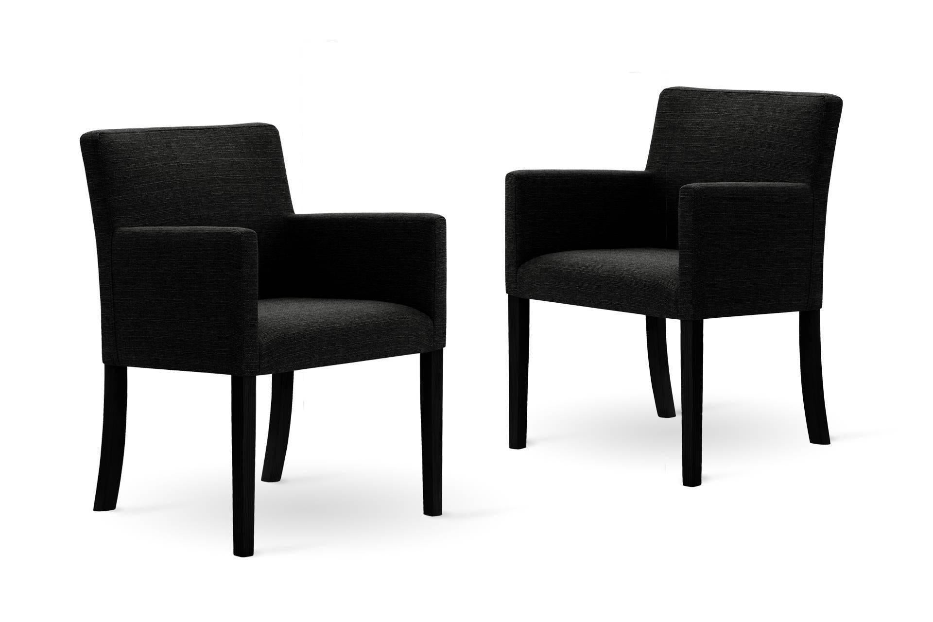 NADUVI Collection Set van 2 eetkamerstoelen Escape linnen | 