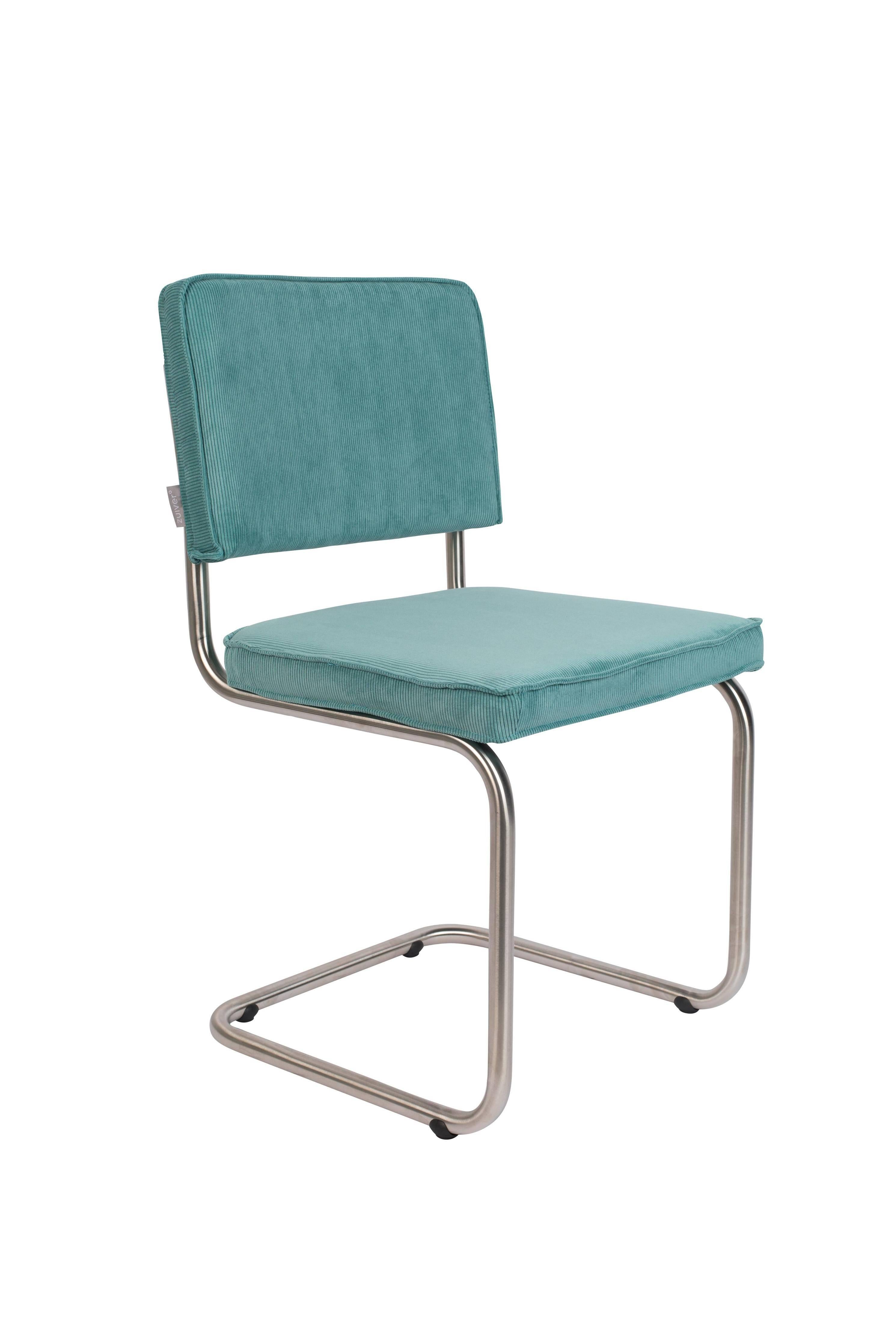 Zuiver Set van 2 eetkamerstoelen Ridge Rib Brushed | 