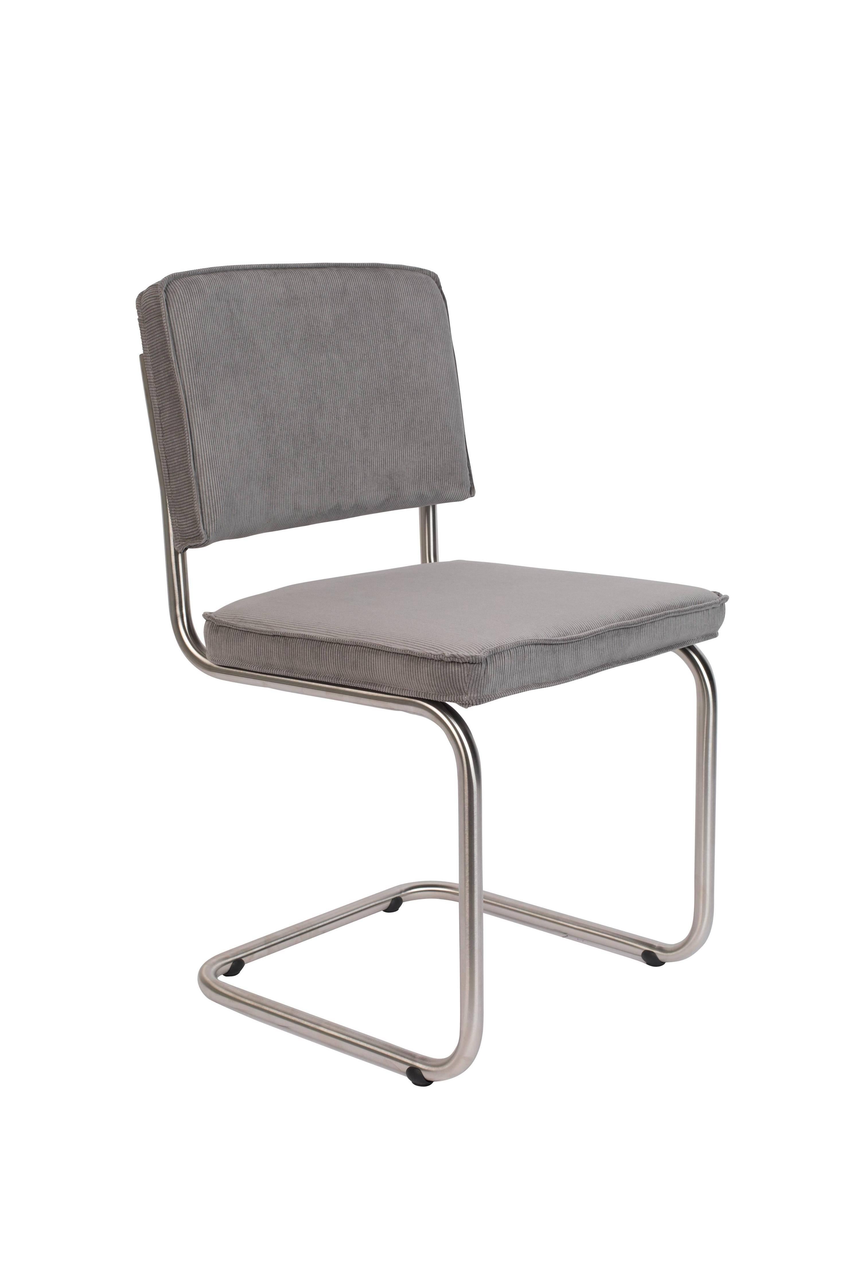Zuiver Set van 2 eetkamerstoelen Ridge Rib Brushed | 