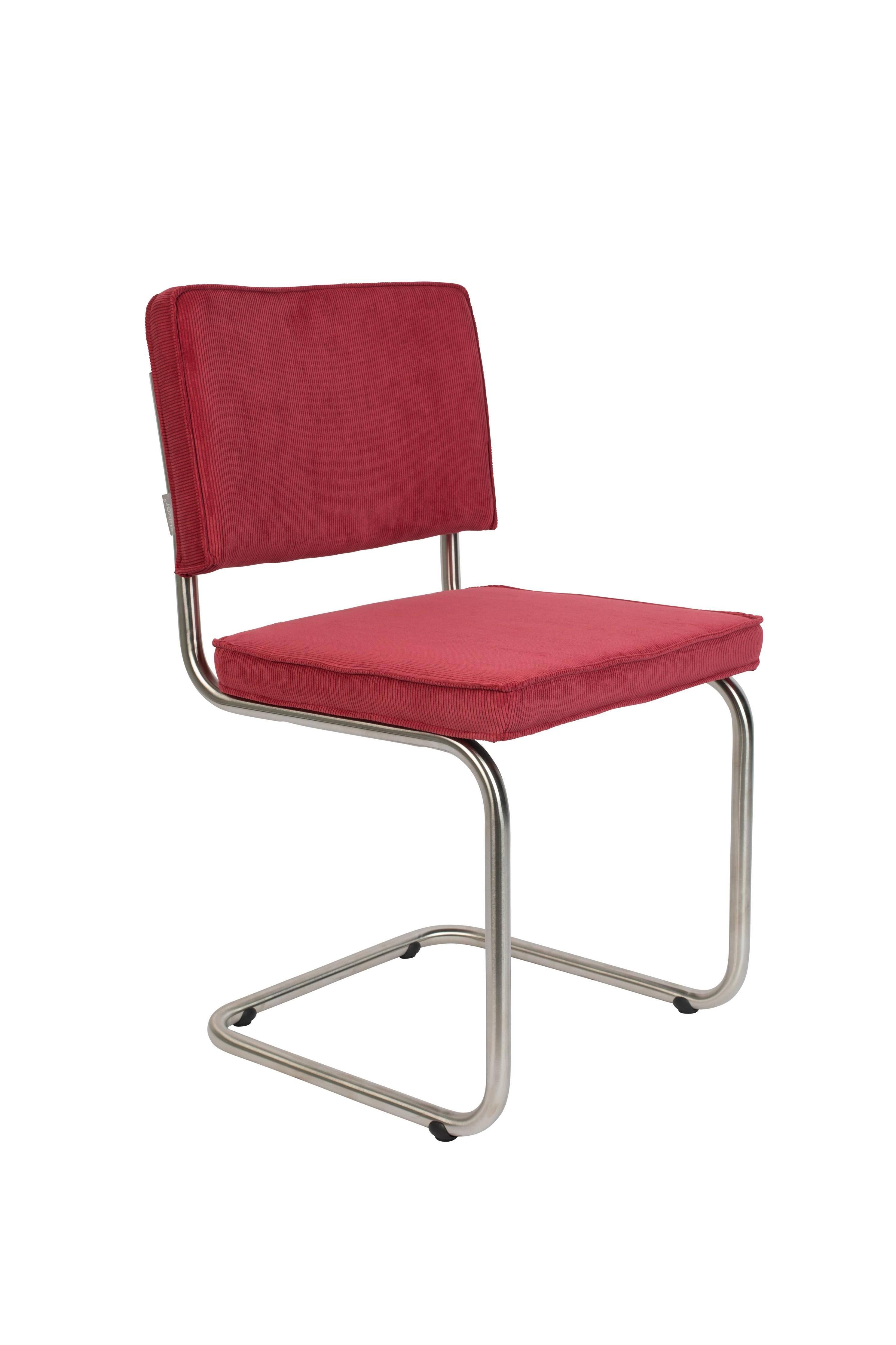 Zuiver Set van 2 eetkamerstoelen Ridge Rib Brushed | 