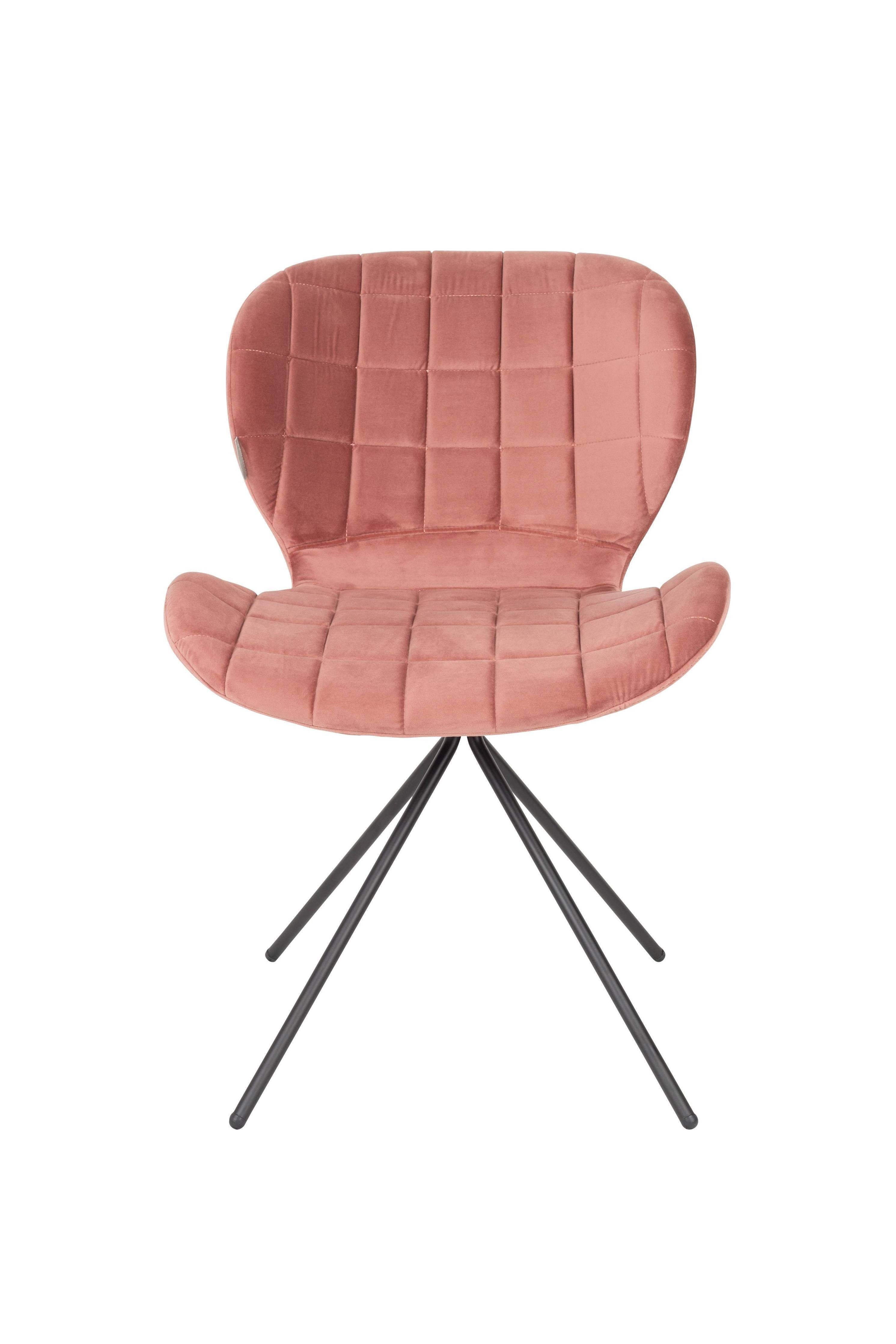Zuiver Set van 2 eetkamerstoelen OMG Velvet | 