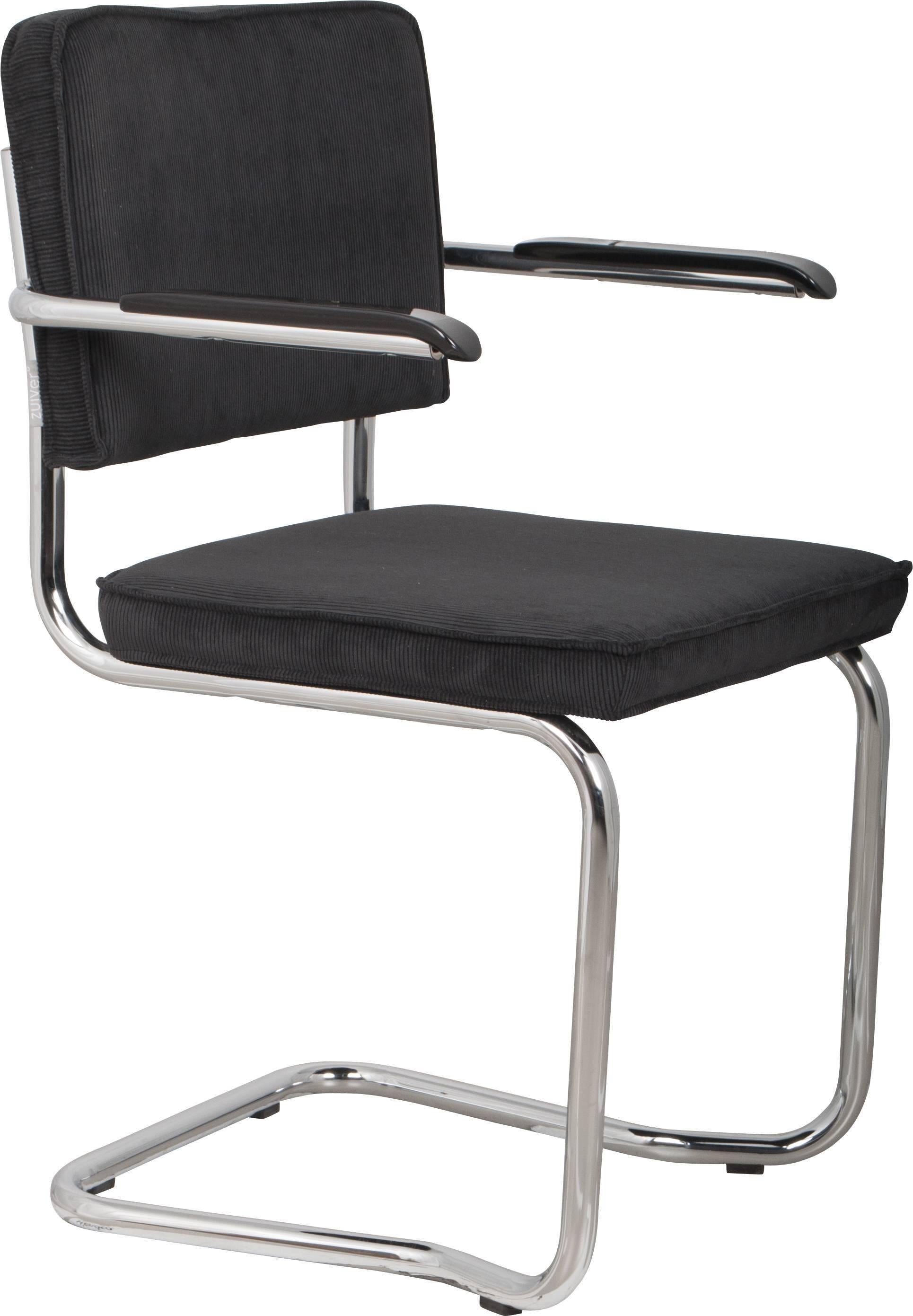 Zuiver Set van 2 eetkamerstoelen Ridge Rib Kink | 