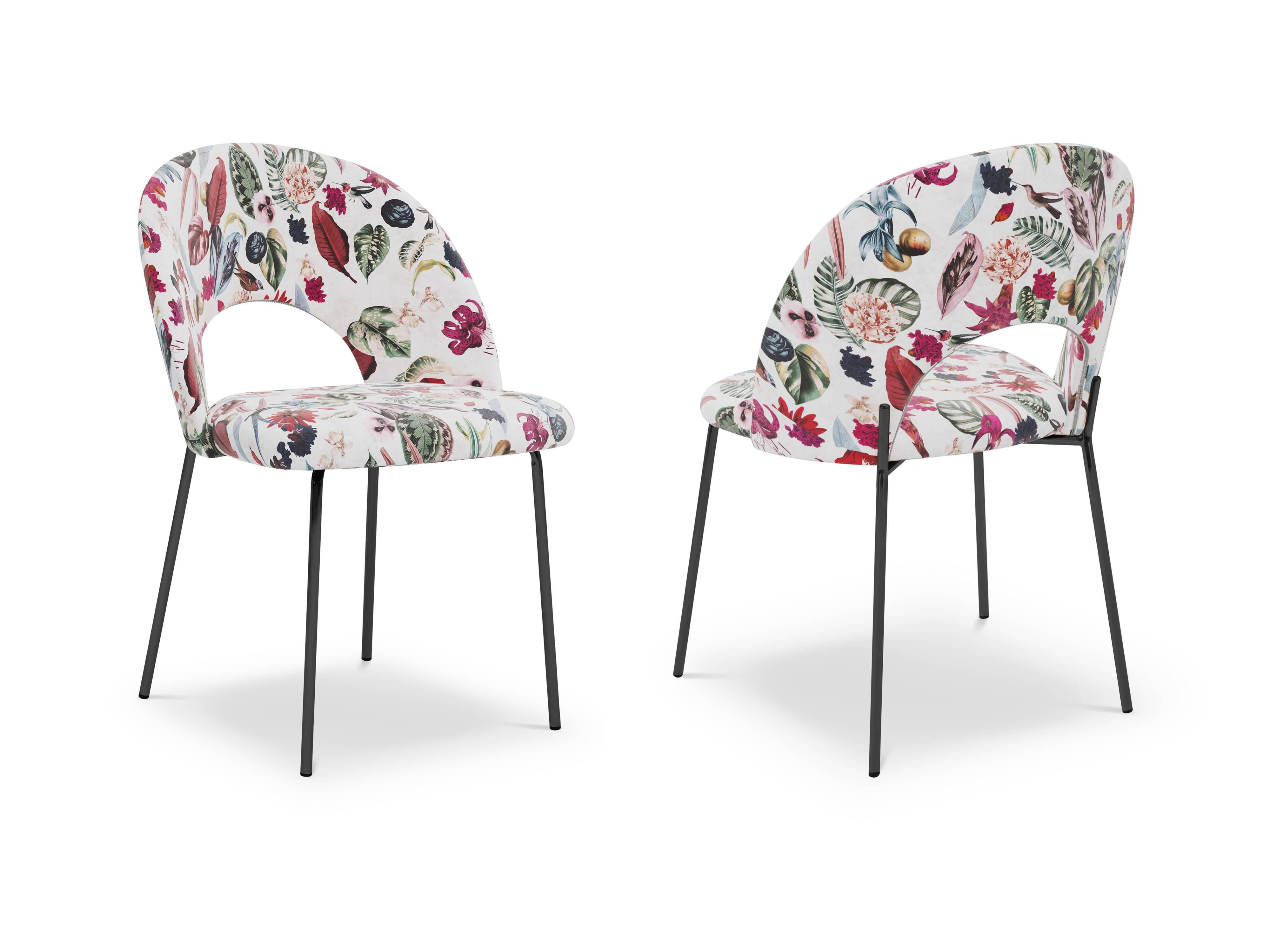 CXL by Christian Lacroix Set van 2 eetkamerstoelen Lotus velvet | 