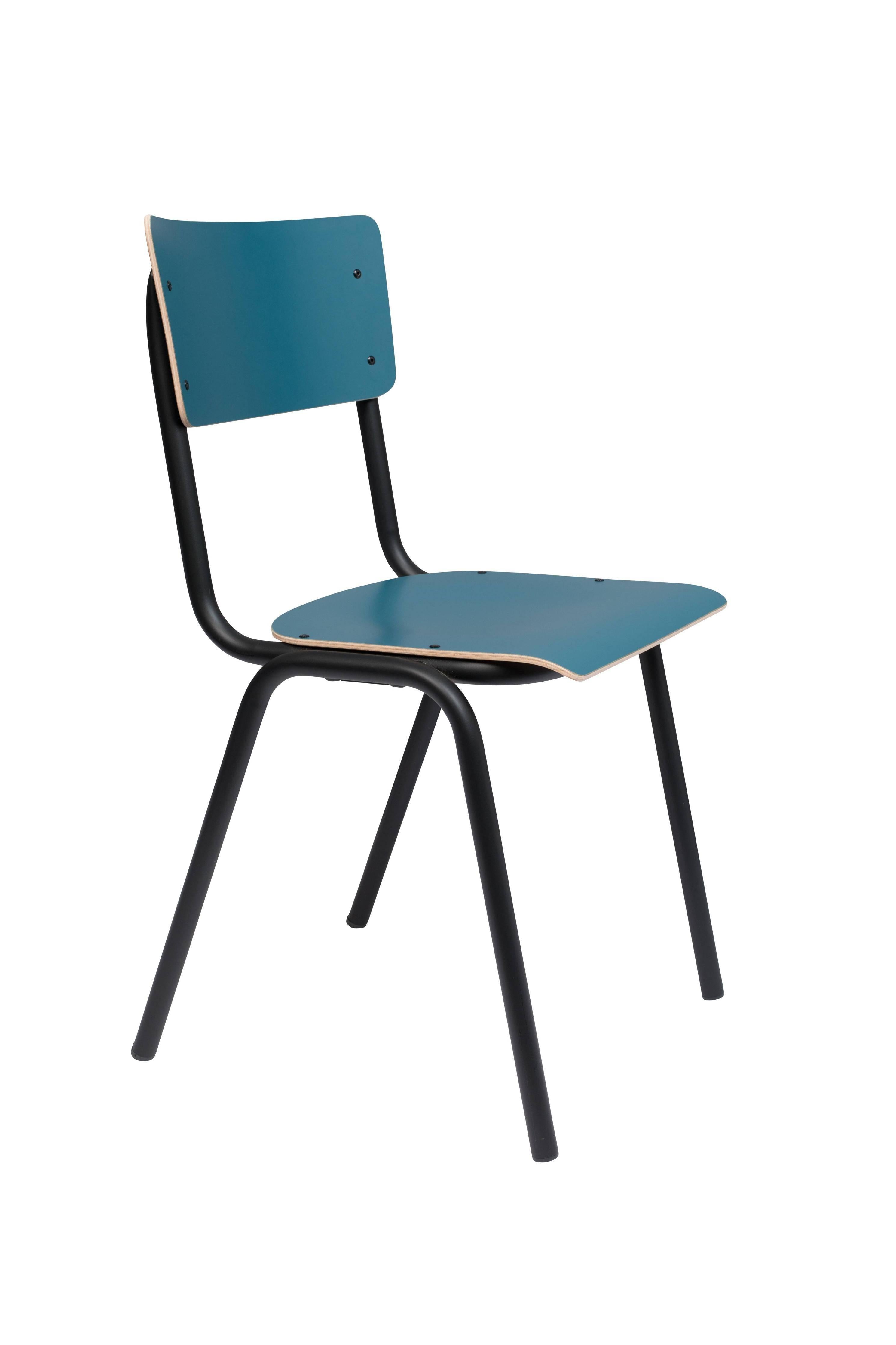 Zuiver Set van 4 eetkamerstoelen Back To School | 