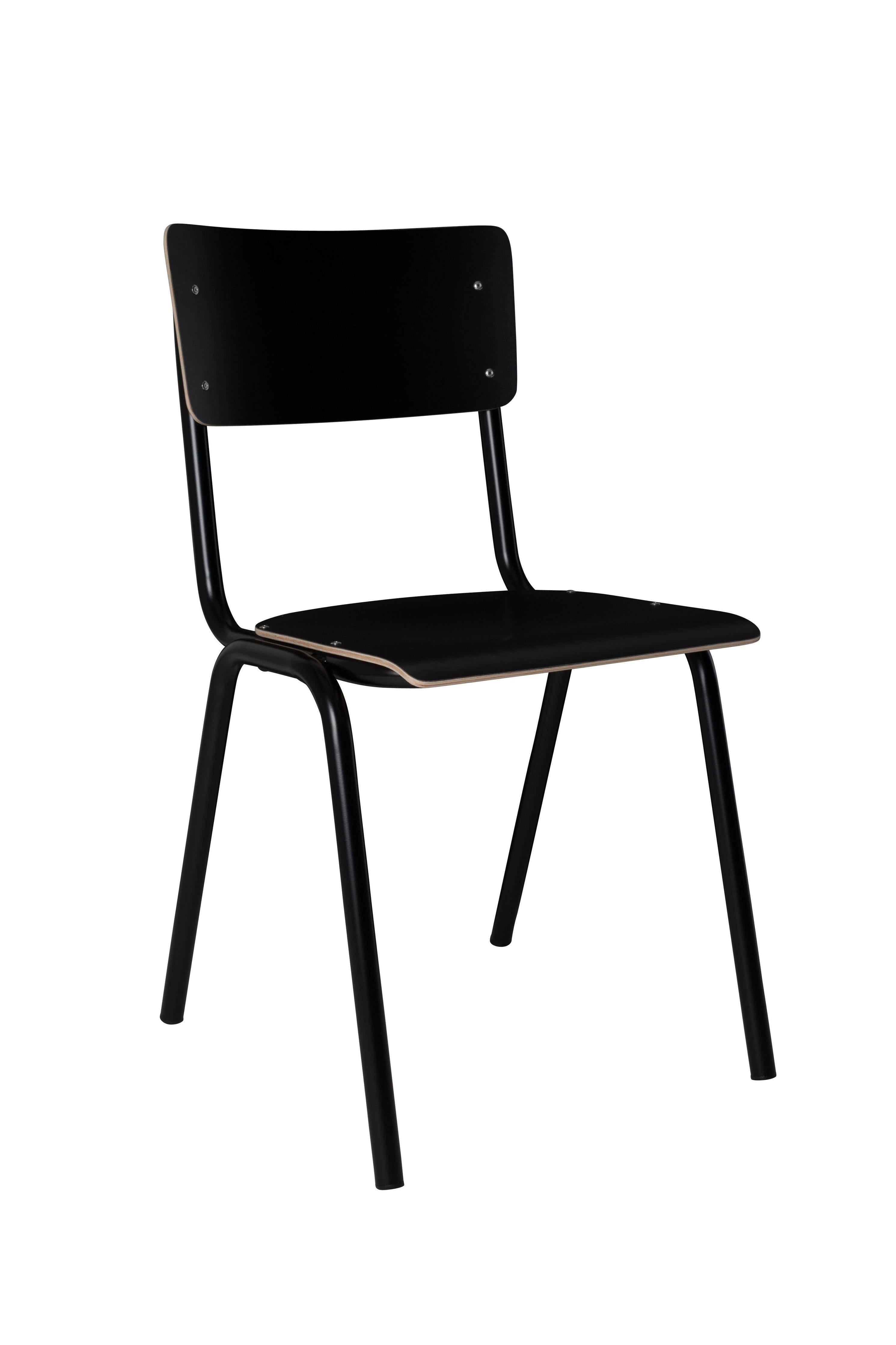 Zuiver Set van 4 eetkamerstoelen Back To School | 