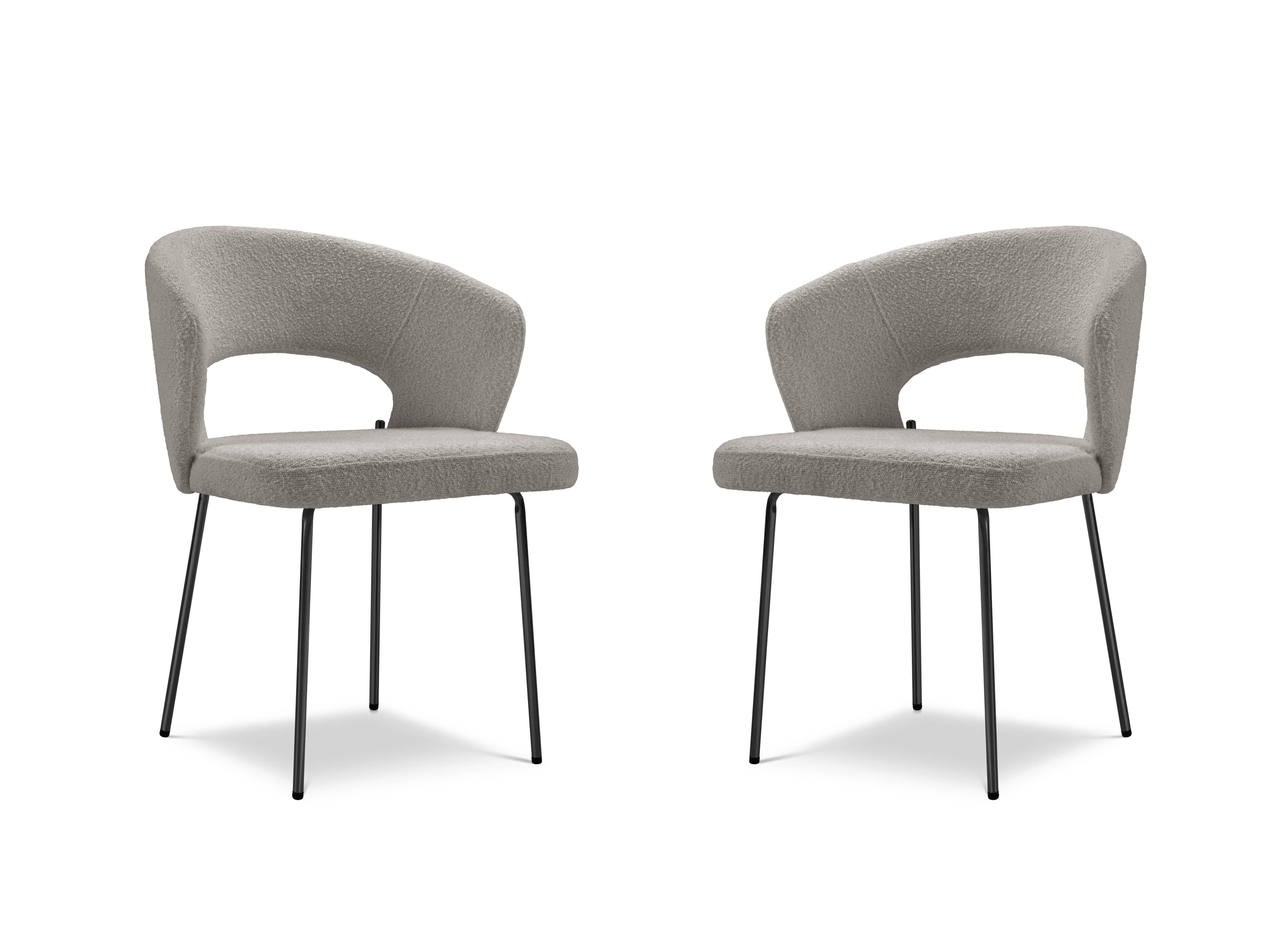 CXL by Christian Lacroix Set van 2 eetkamerstoelen Orpin bouclé | 