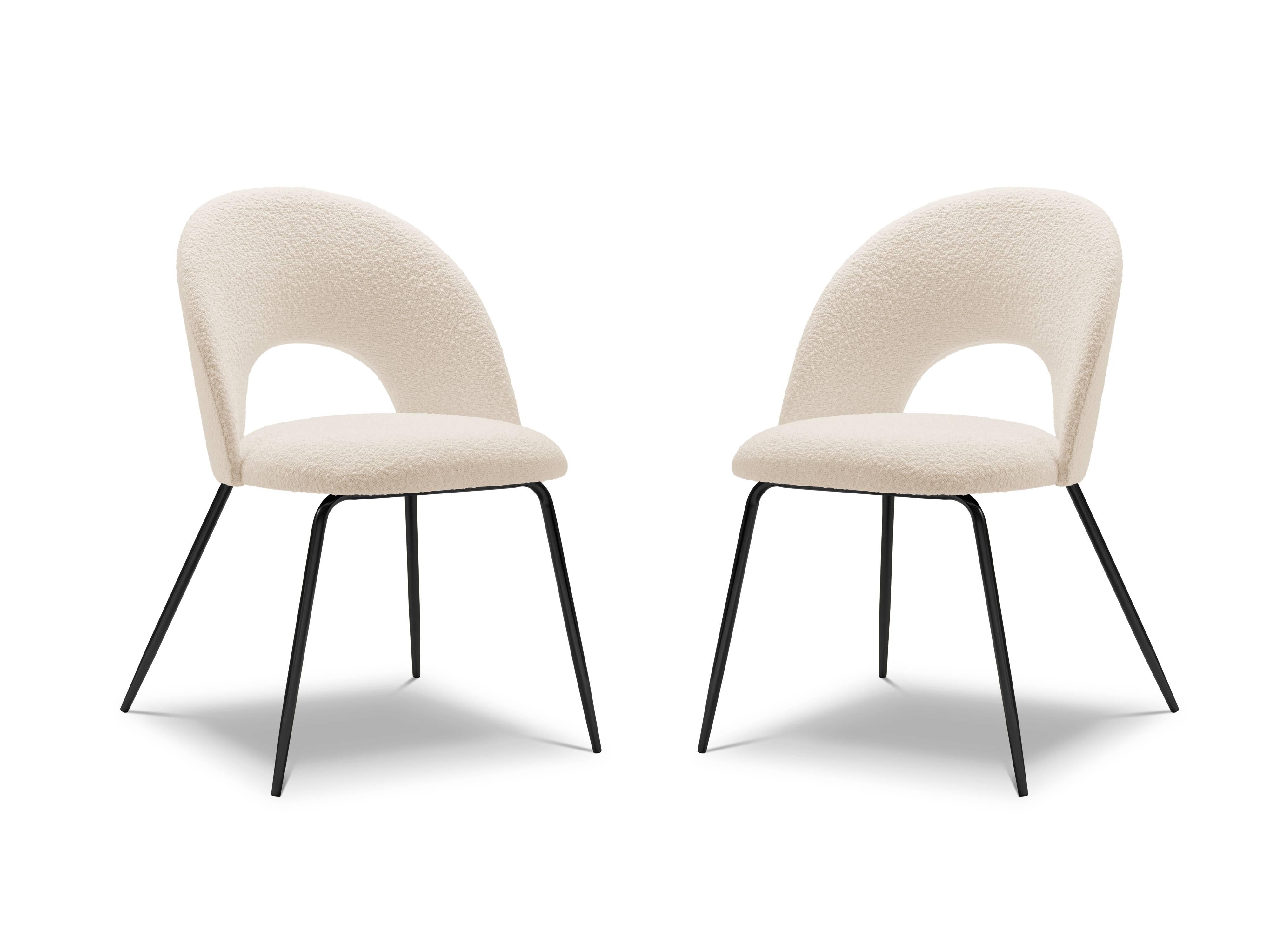 CXL by Christian Lacroix Set van 2 eetkamerstoelen Lotus bouclé | 