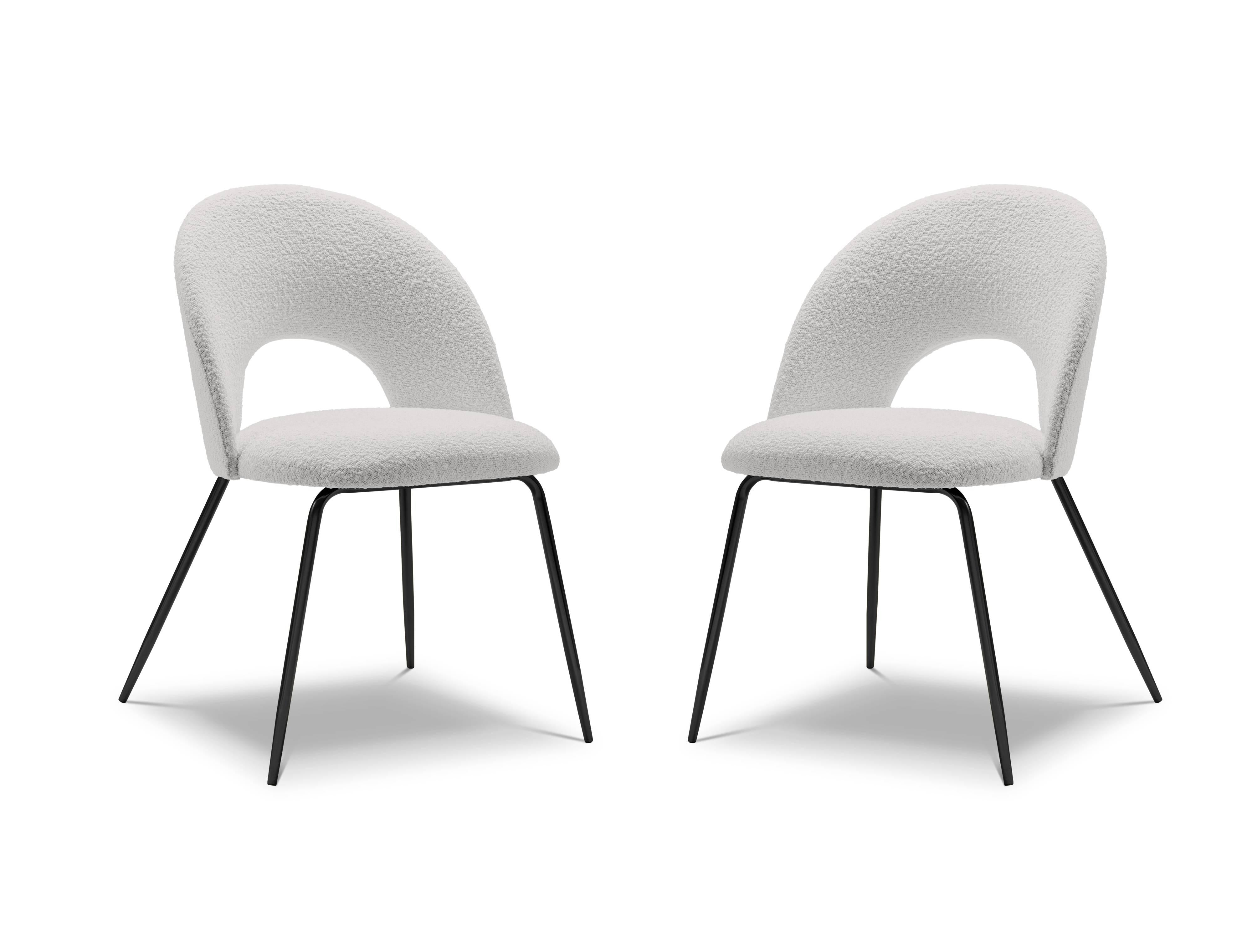 CXL by Christian Lacroix Set van 2 eetkamerstoelen Lotus bouclé | 