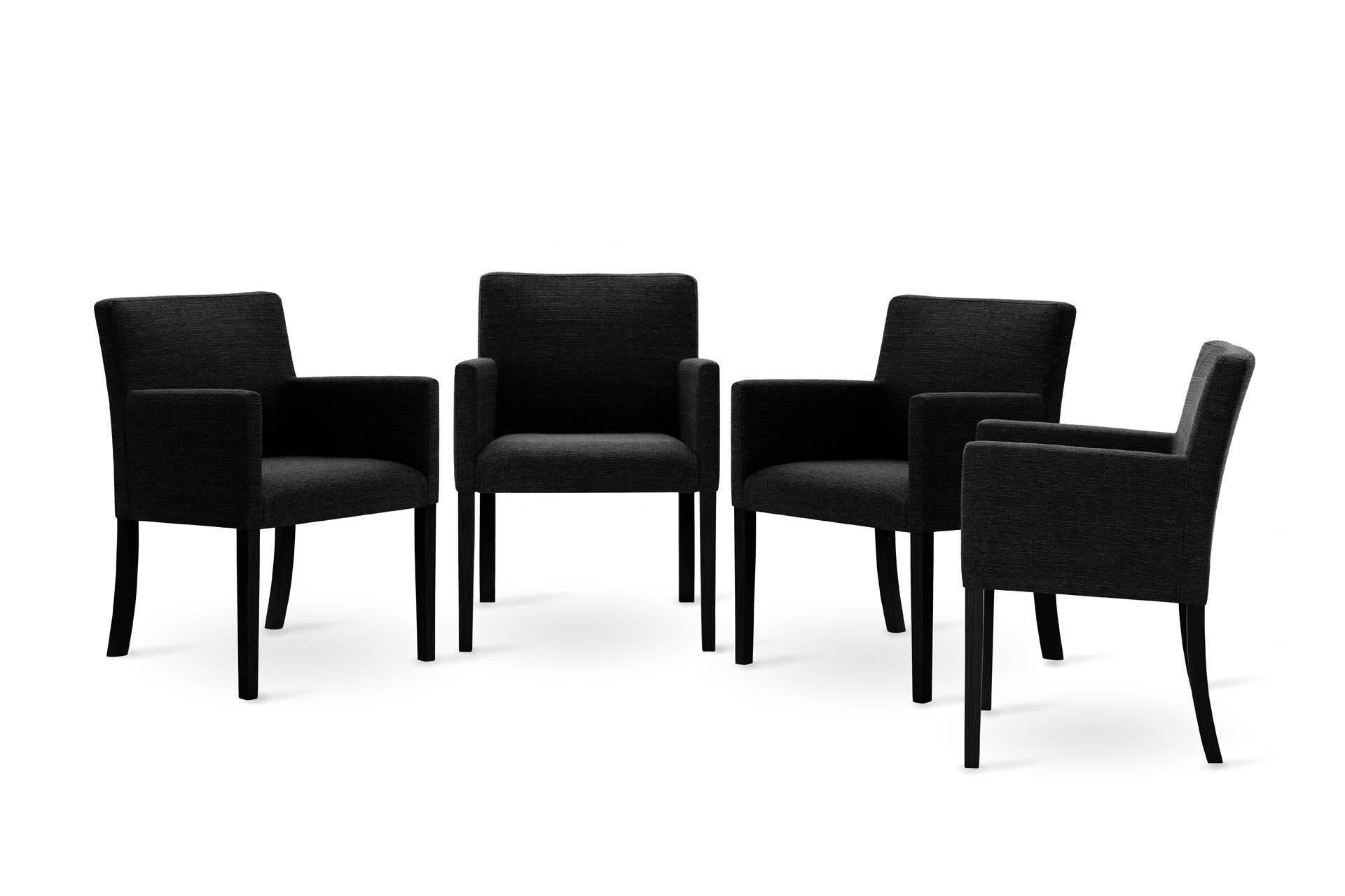 NADUVI Collection Set van 4 eetkamerstoelen Escape linnen | 