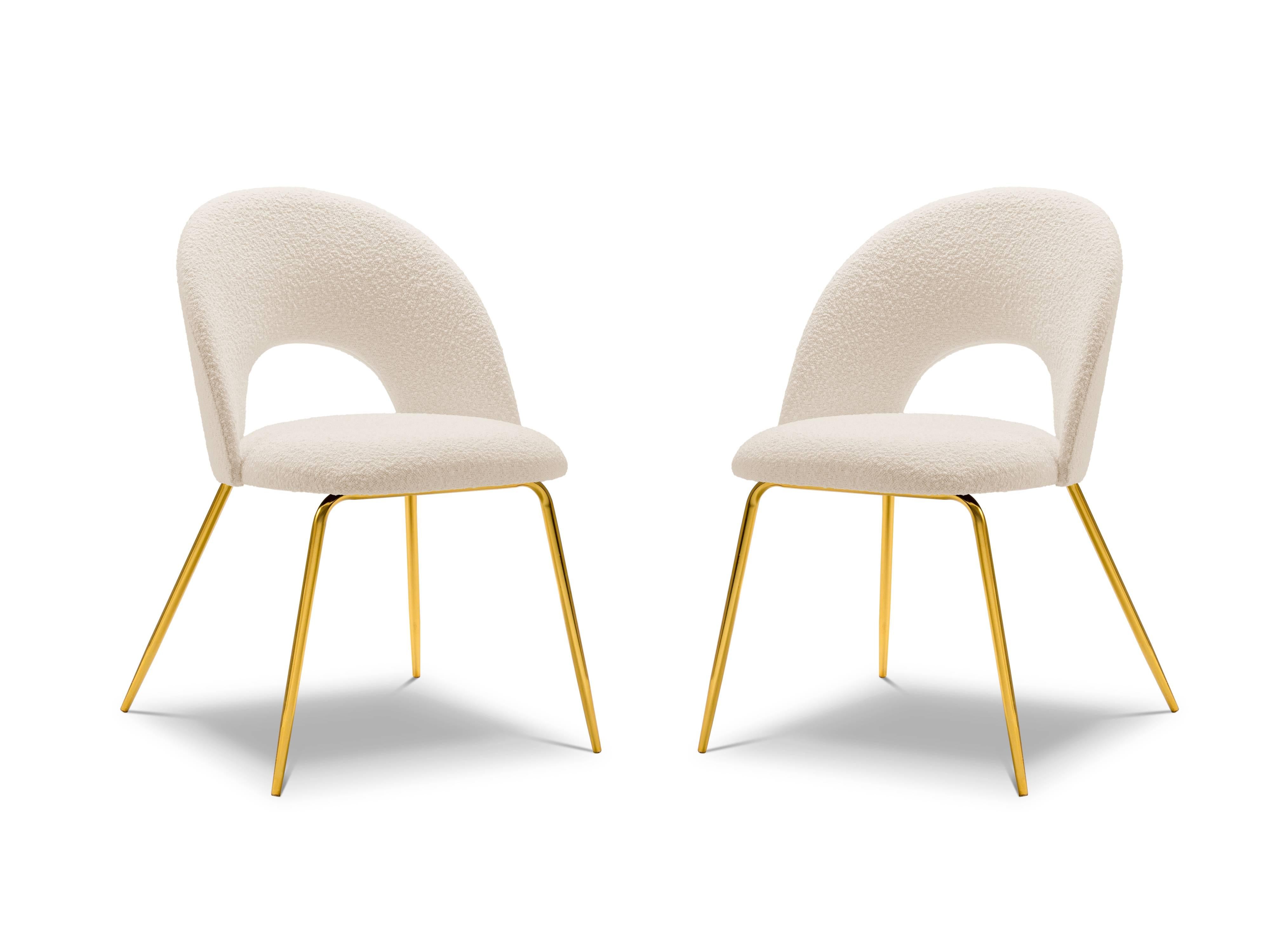 CXL by Christian Lacroix Set van 2 eetkamerstoelen Oriental bouclé | 