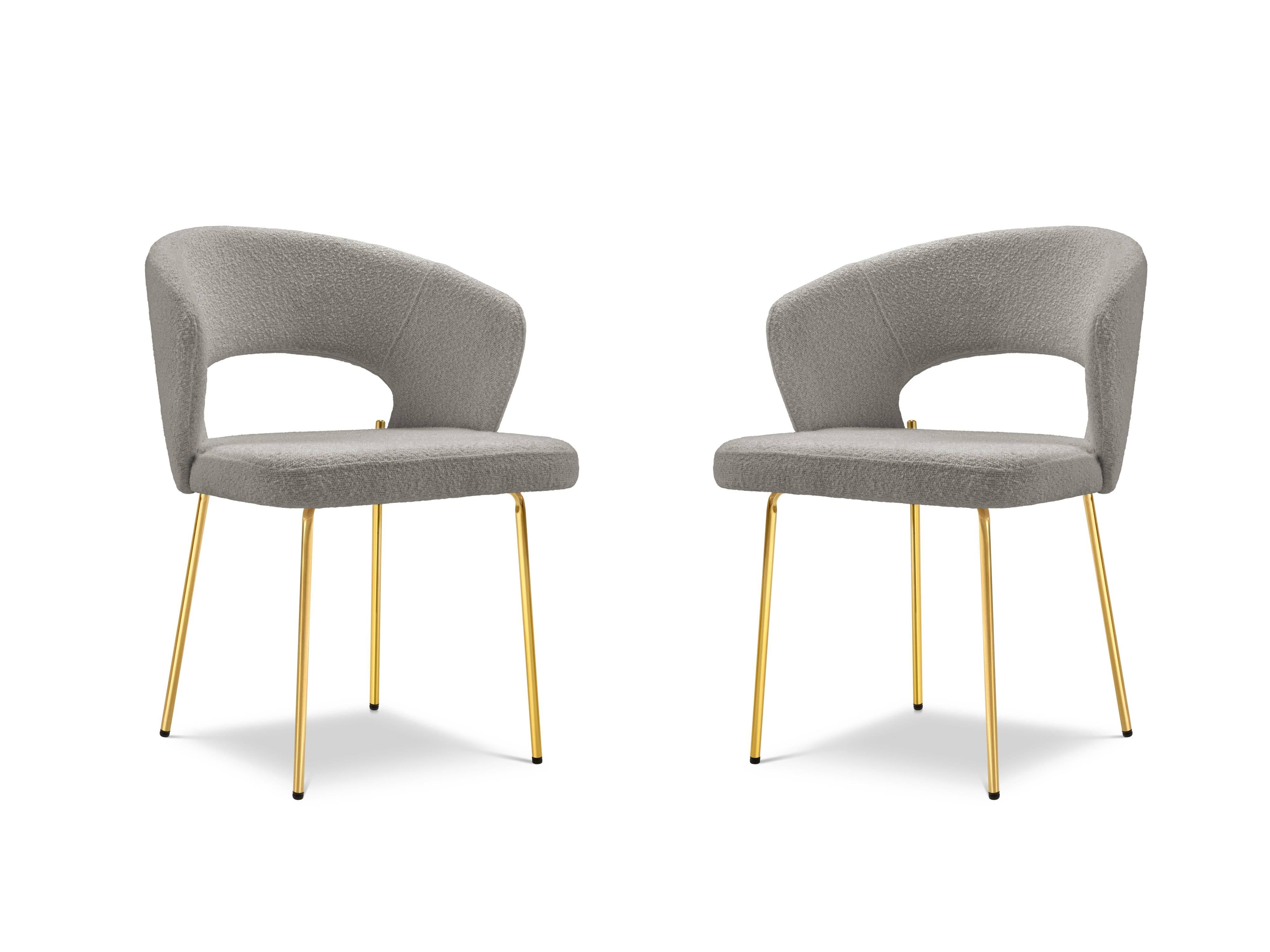 CXL by Christian Lacroix Set van 2 eetkamerstoelen Raja bouclé | 