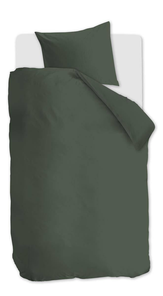 At Home by Beddinghouse Dekbedovertrekset Easy Olive | 