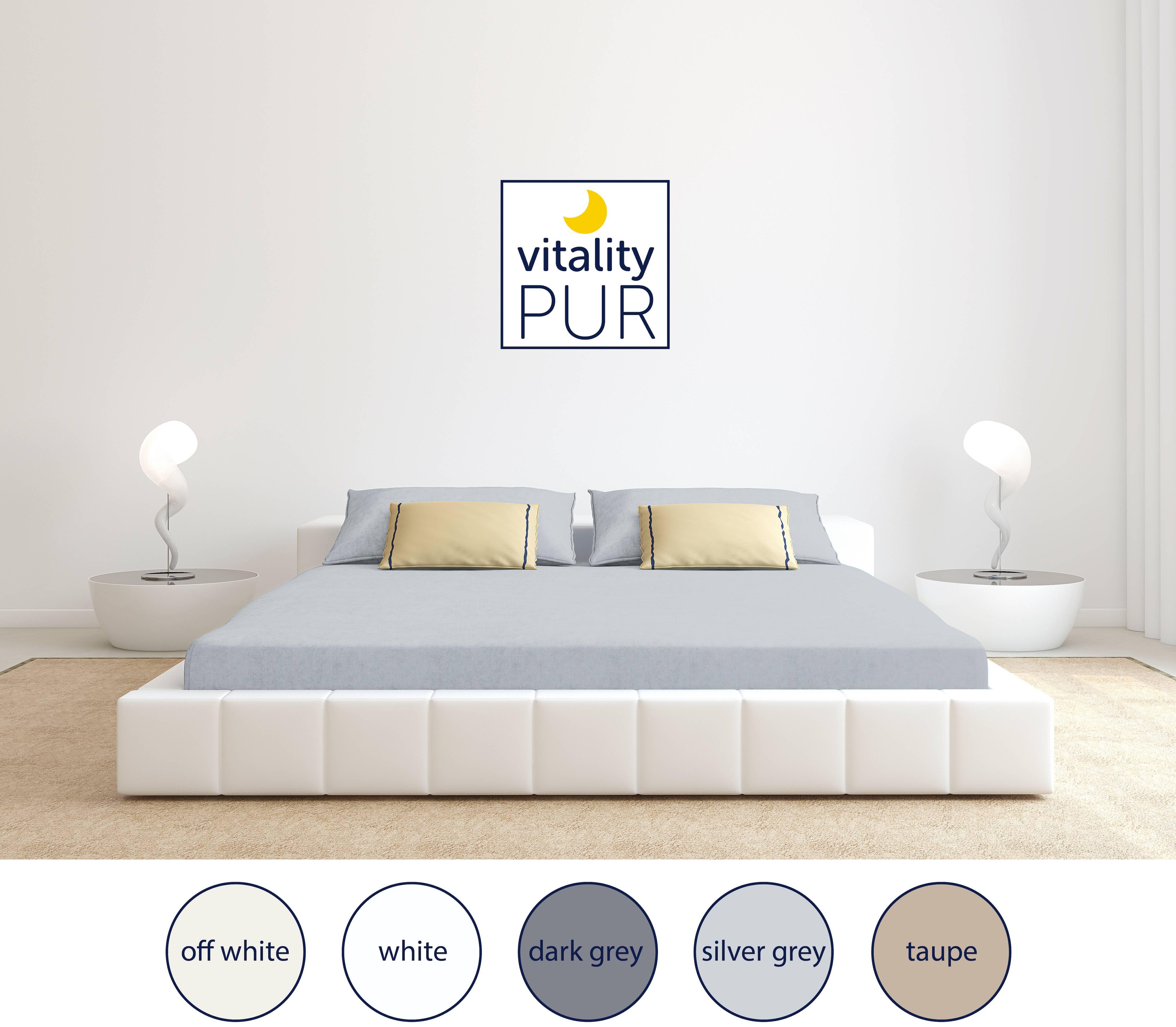 Vitality Pur Set van 2 hoeslakens Jersey | 