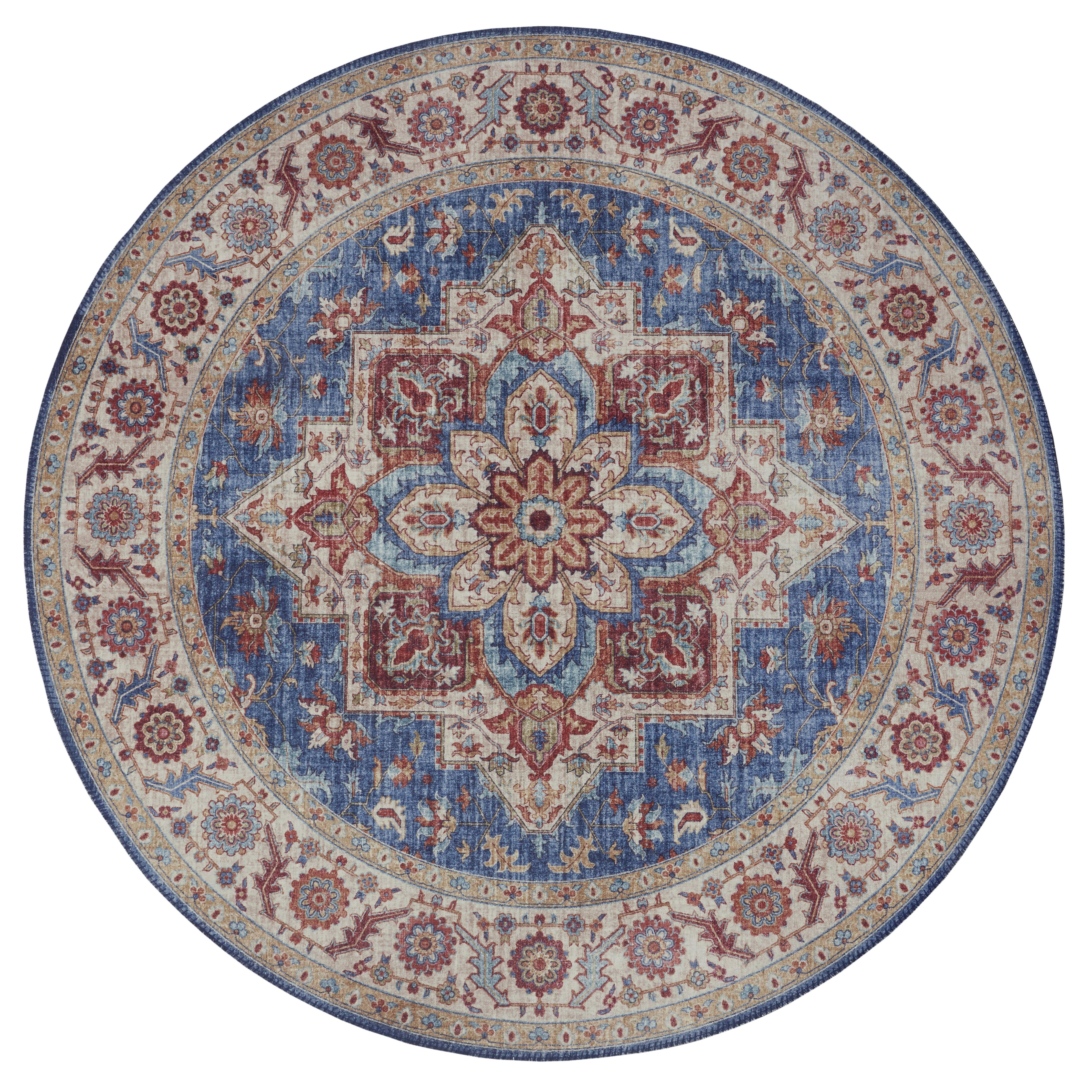 Nouristan Vloerkleed Anthea rond | 